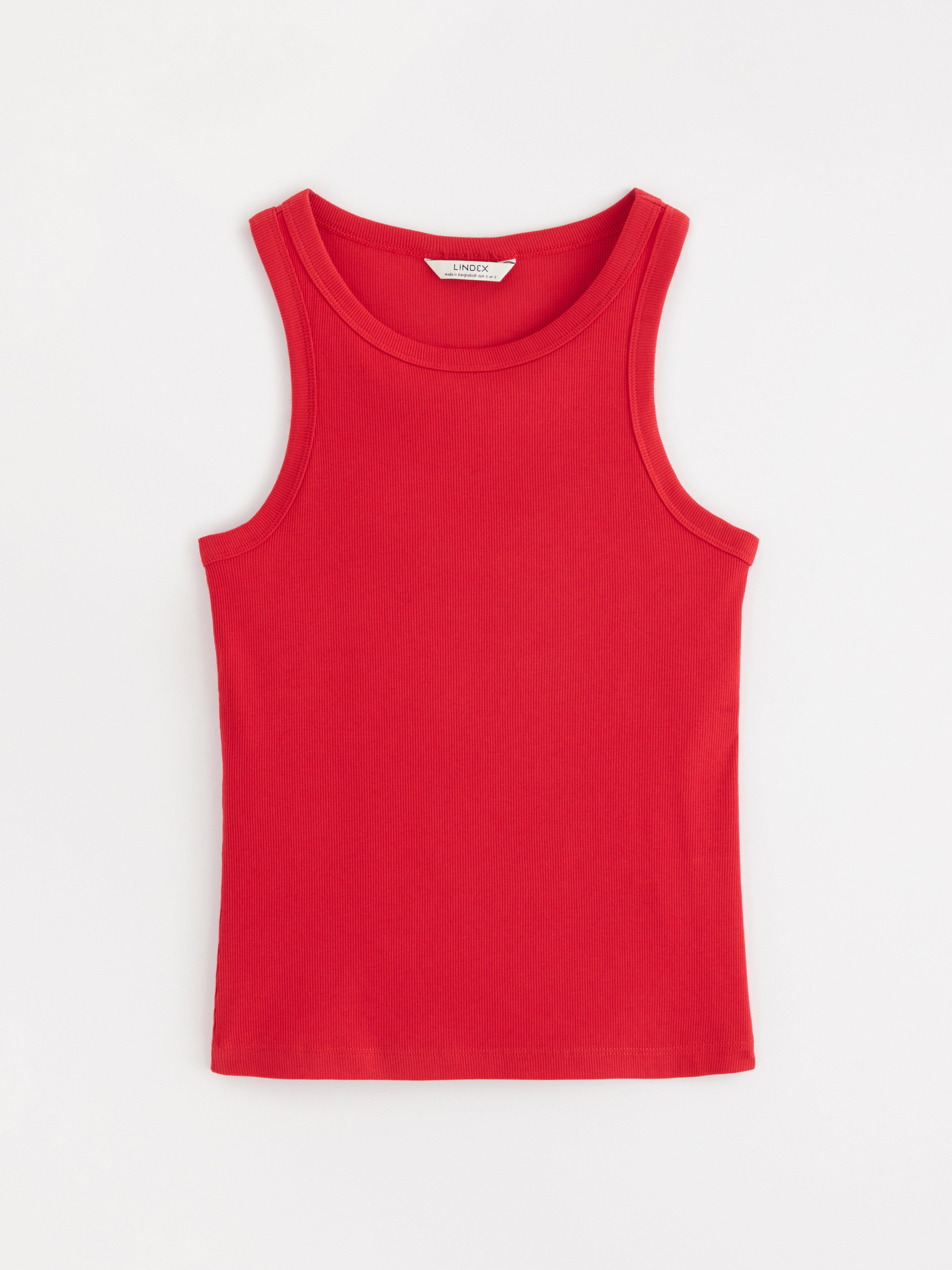 Tank Top - Womens Wear - Red