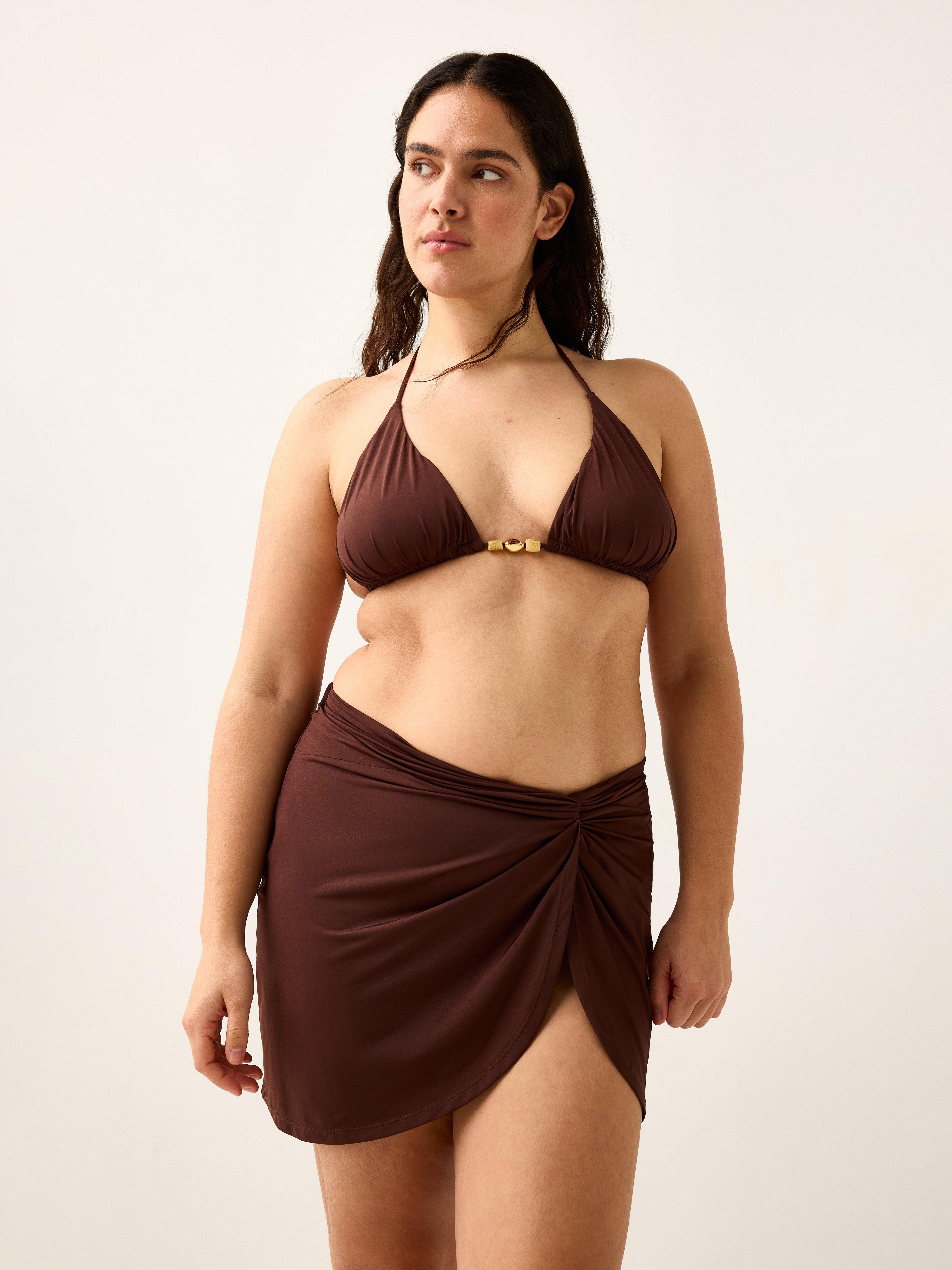 Swim Wear Accessory - Lingerie - Brown
