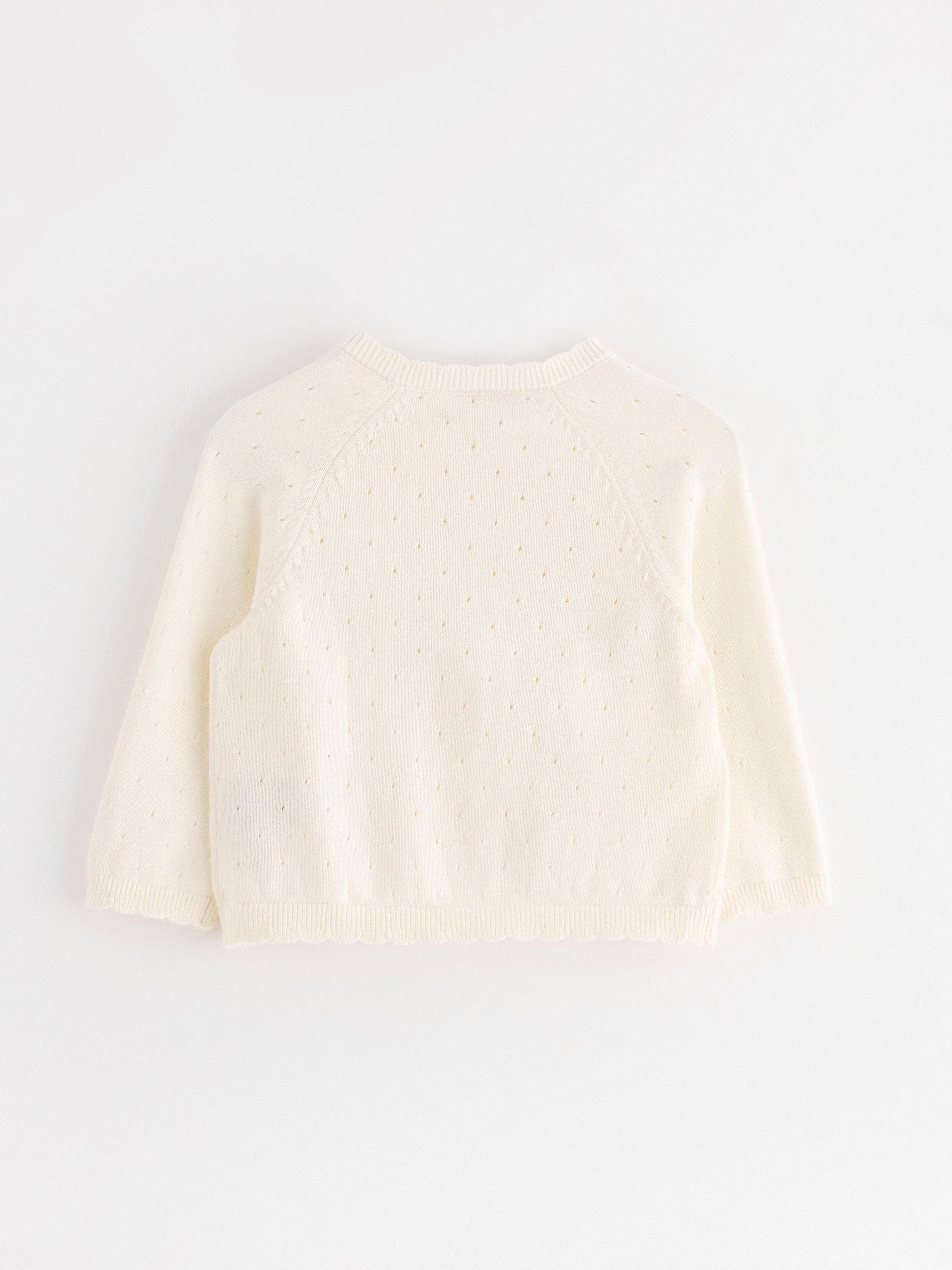 Cardigan - Kids Wear - White