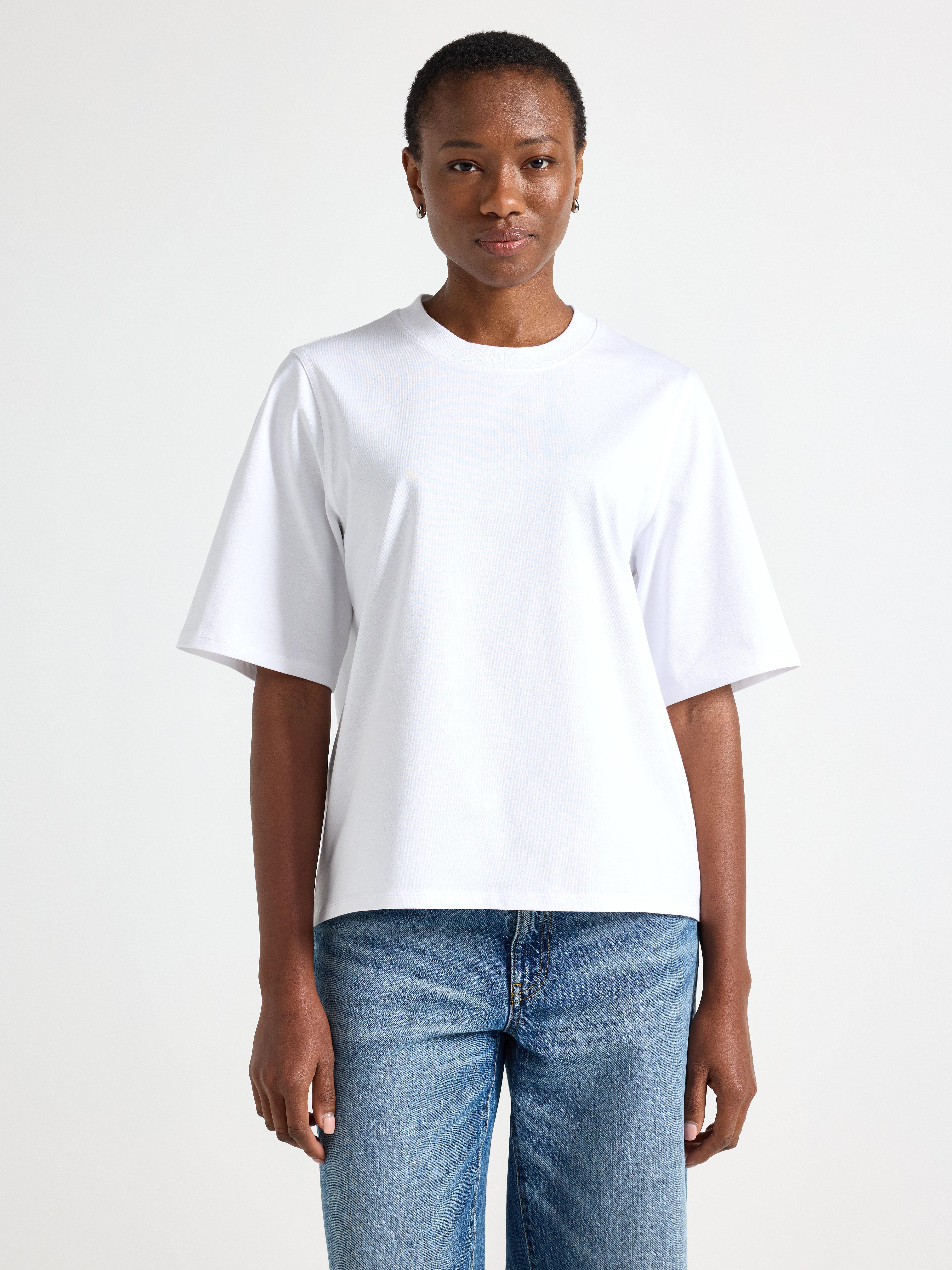 T-shirt - Dame - Hvid