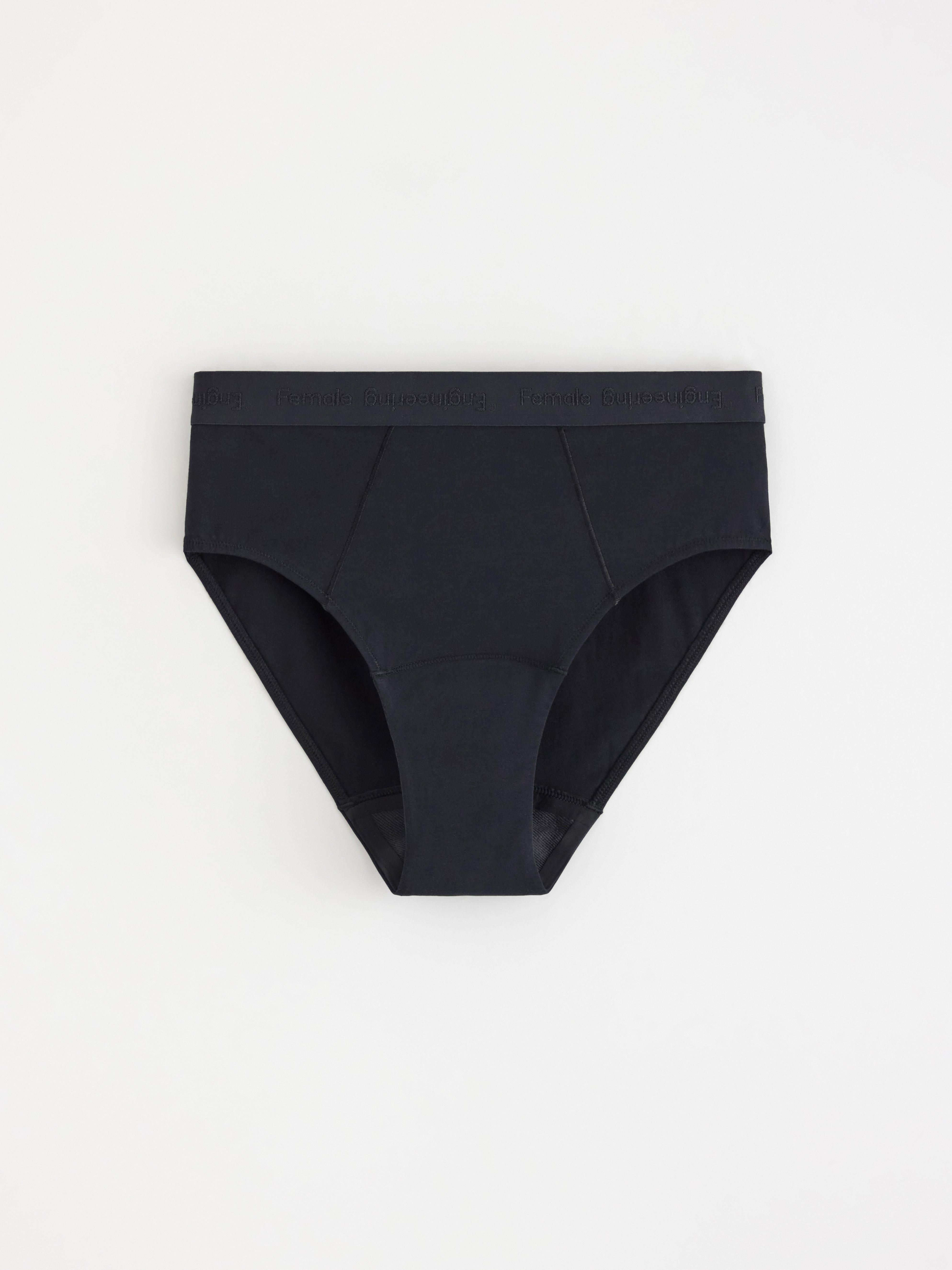 Period Proof Underwear - Female Engineering - Black