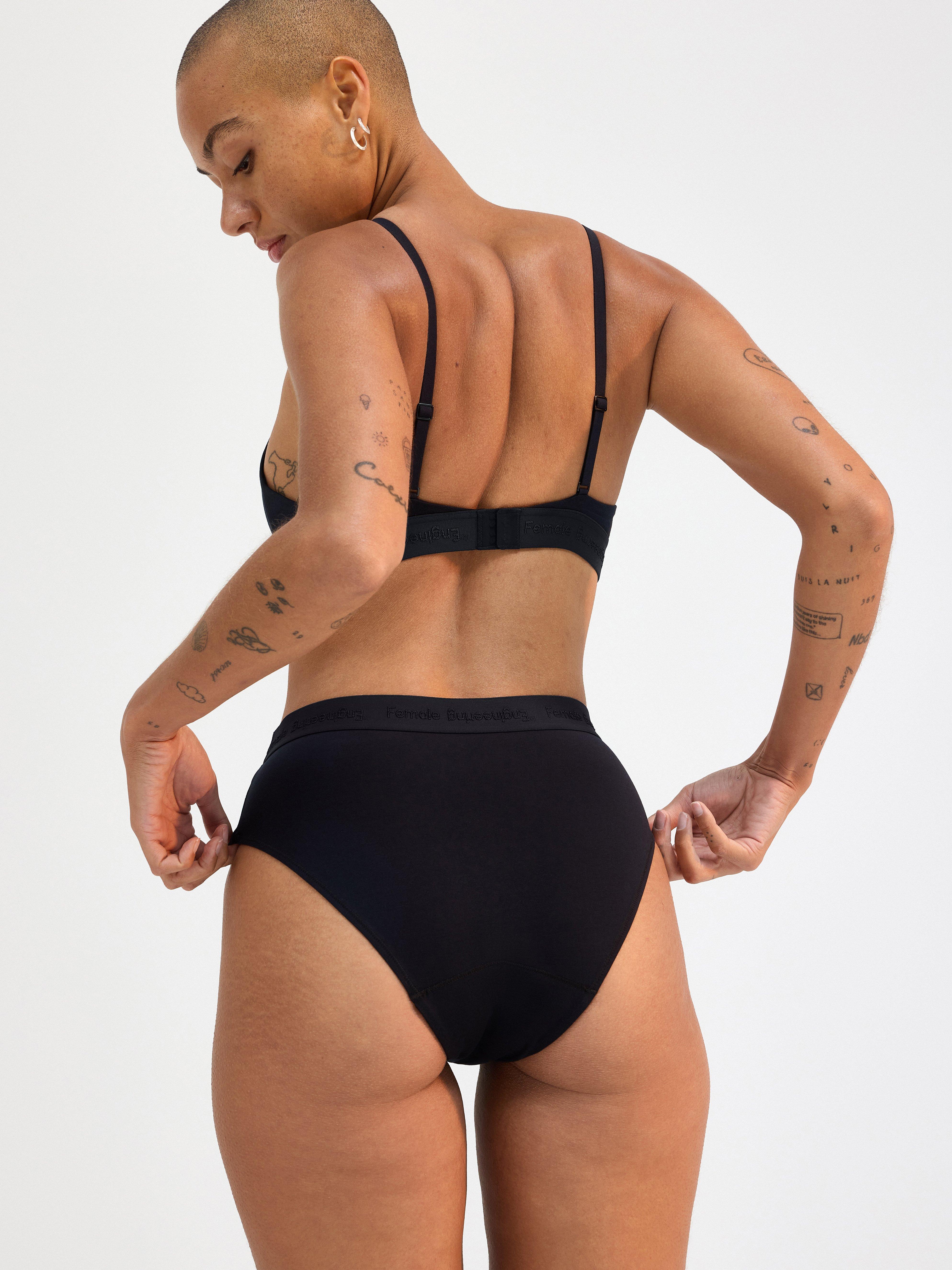 Period Proof Underwear - Female Engineering - Black