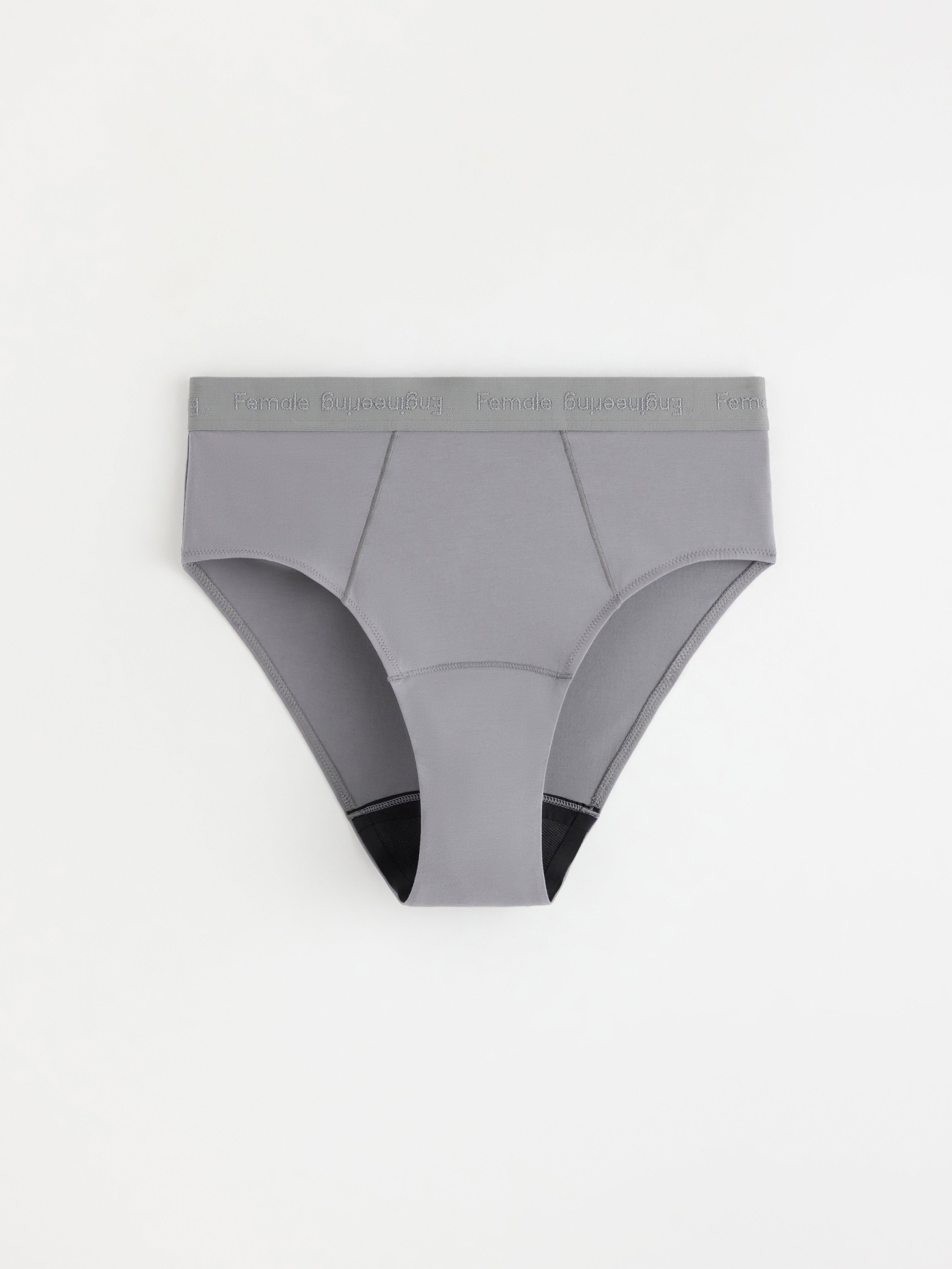 Period Proof Underwear - Female Engineering - Grey
