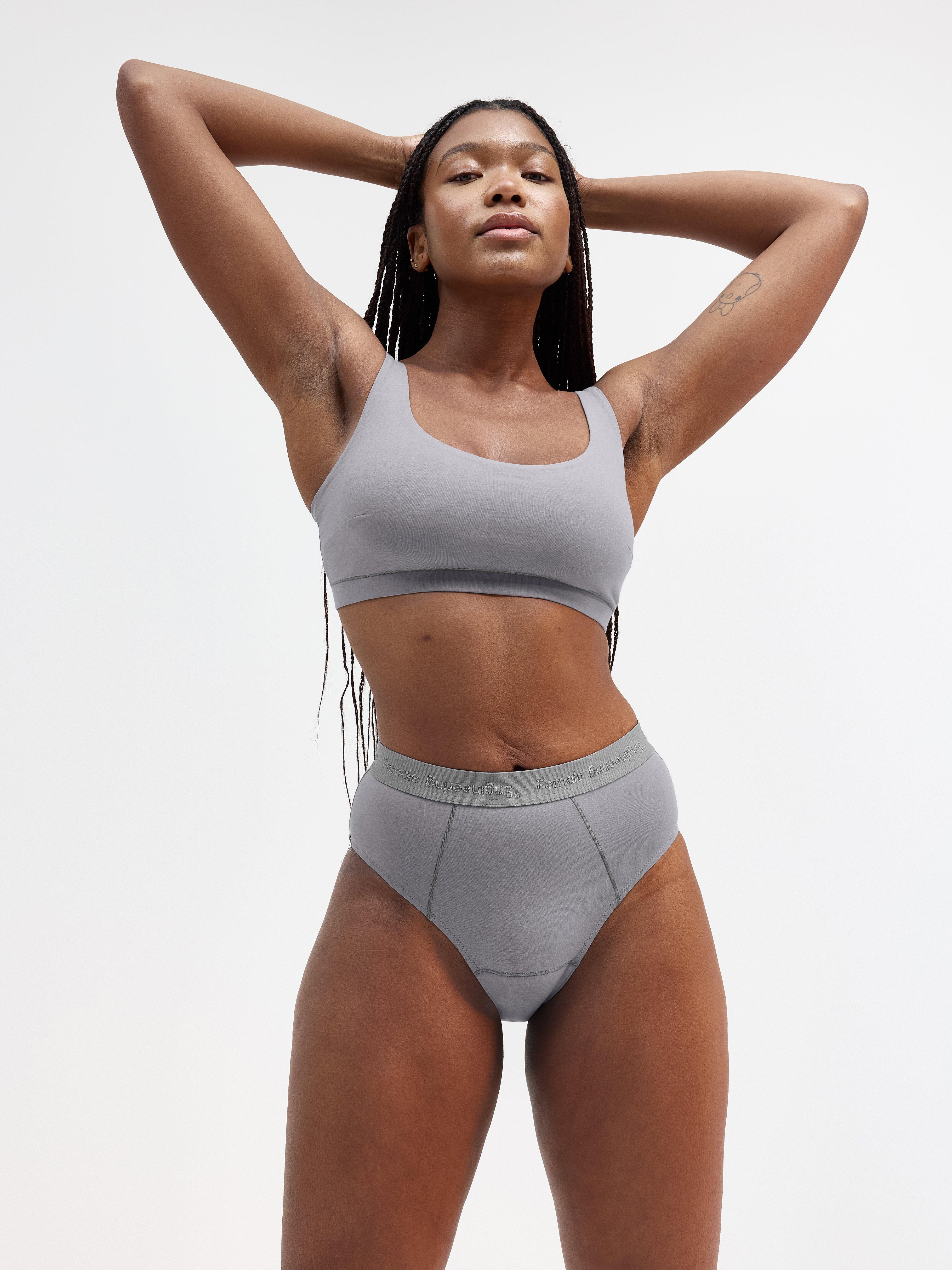 Period Proof Underwear - Female Engineering - Grey