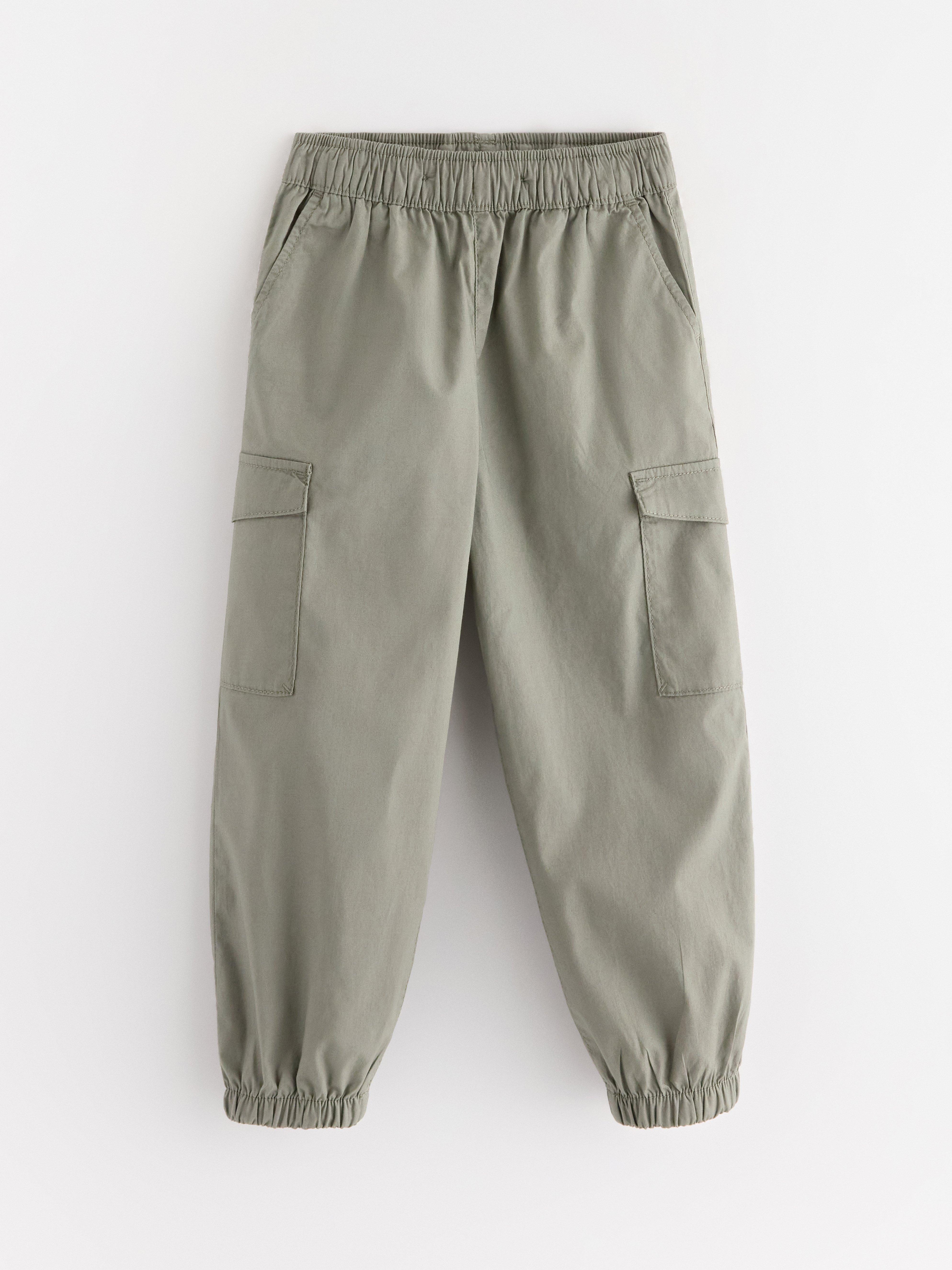 Cargo Trousers - Kids Wear - Green