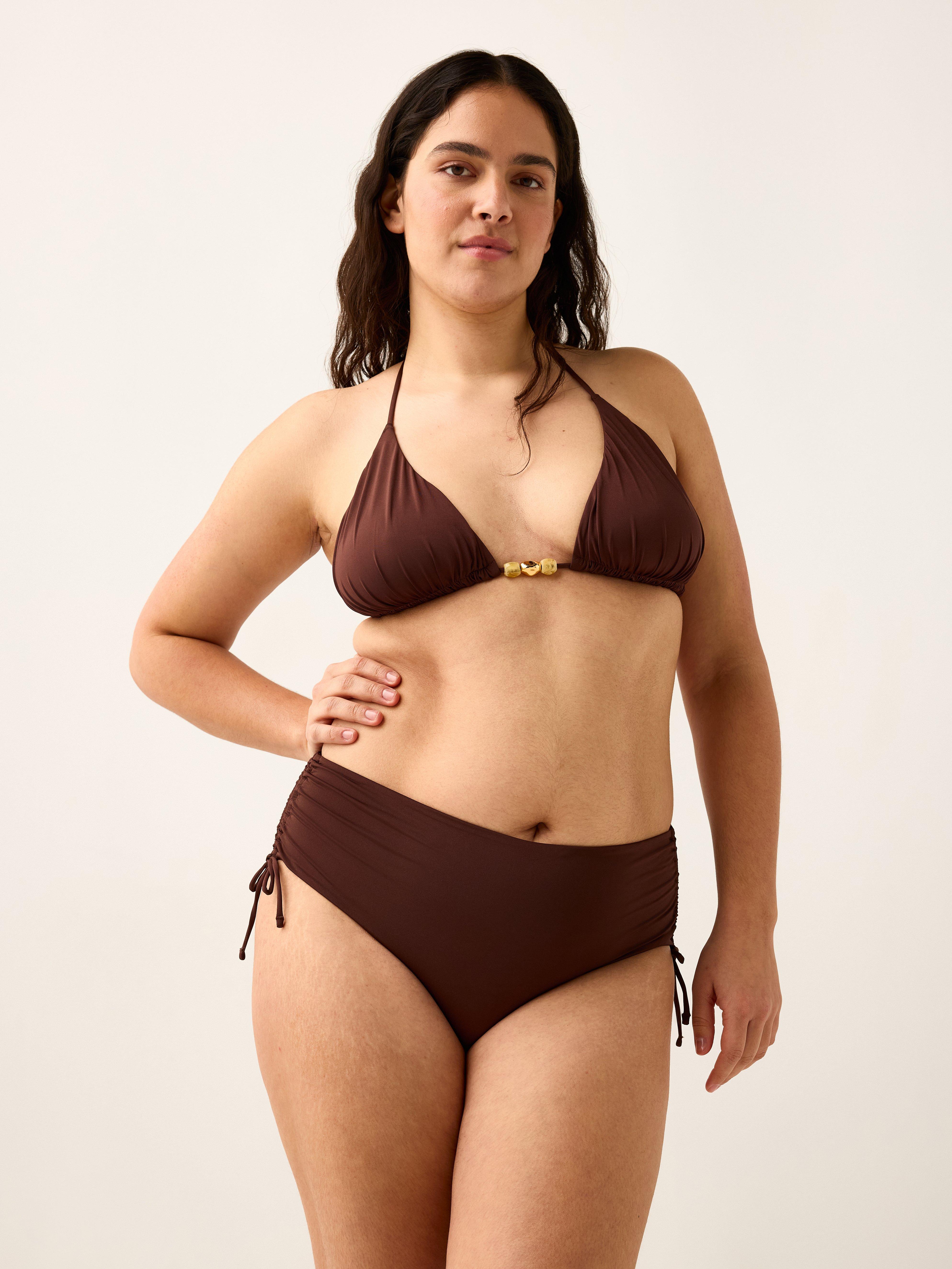 Triangel-bh - Underkläder - Brun