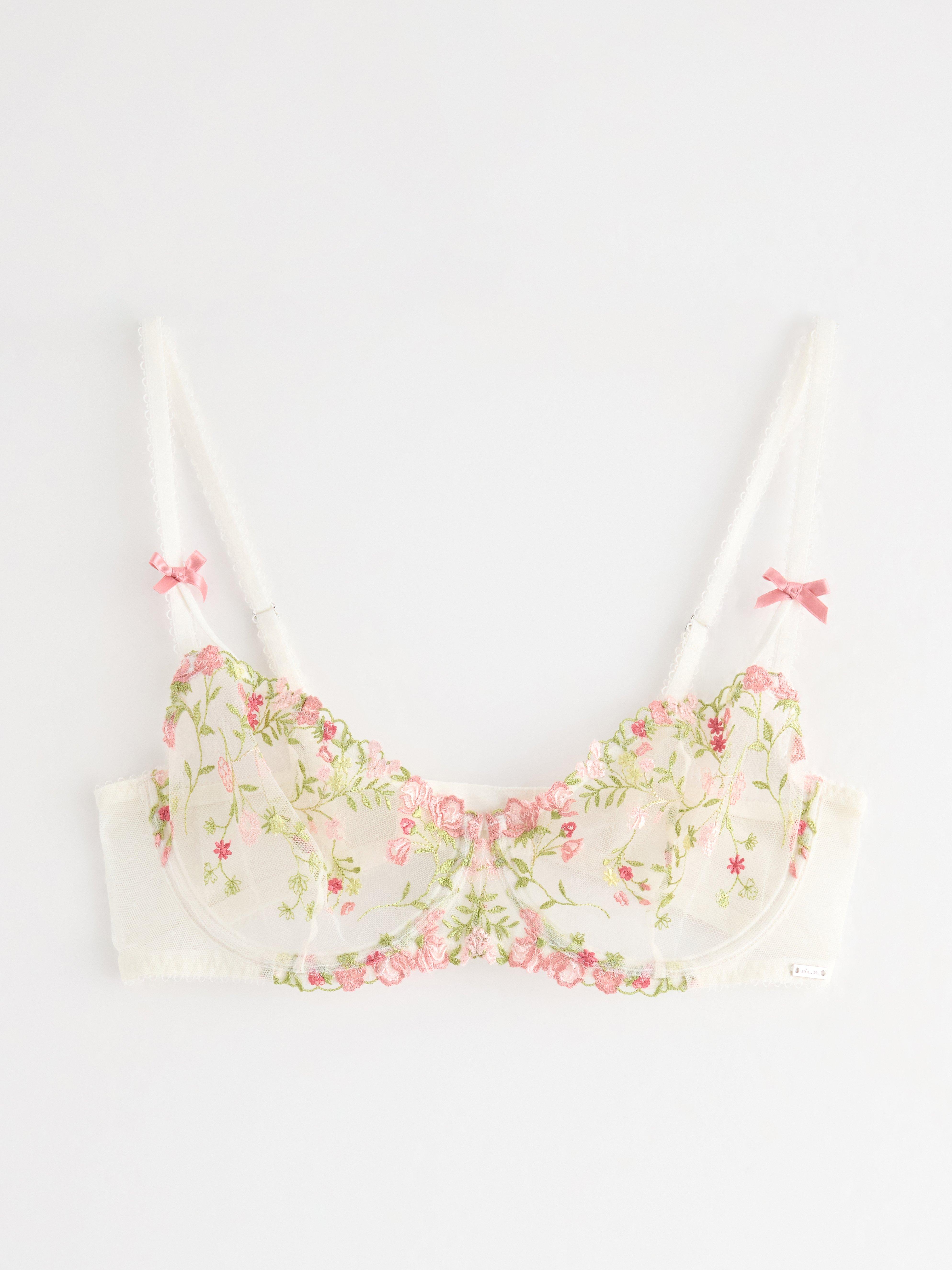 Podprsenka Unpadded - Spodní prádlo - Bílá