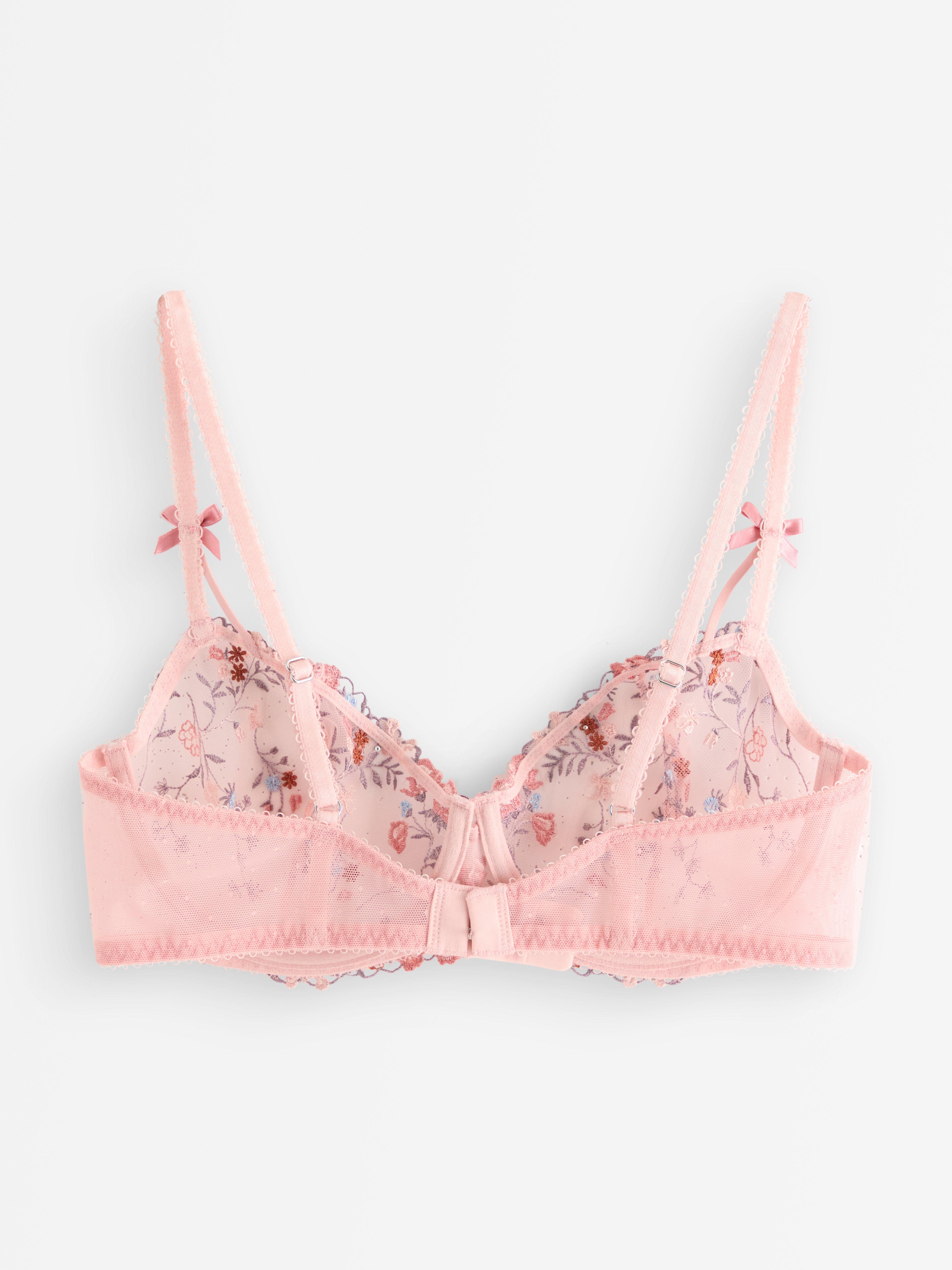 Unpadded Bra - Lingerie - Pink