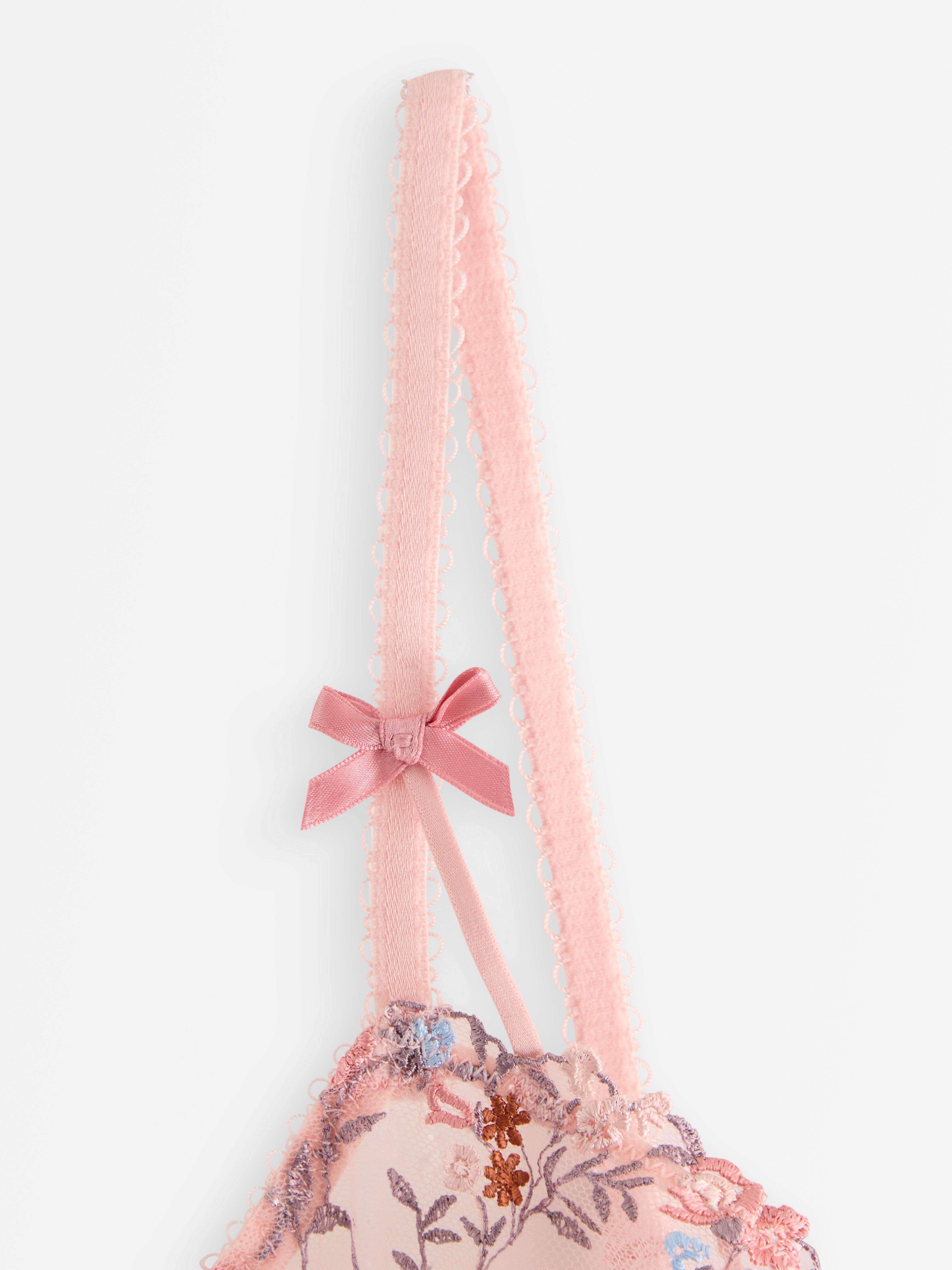 Unpadded Bra - Lingerie - Pink
