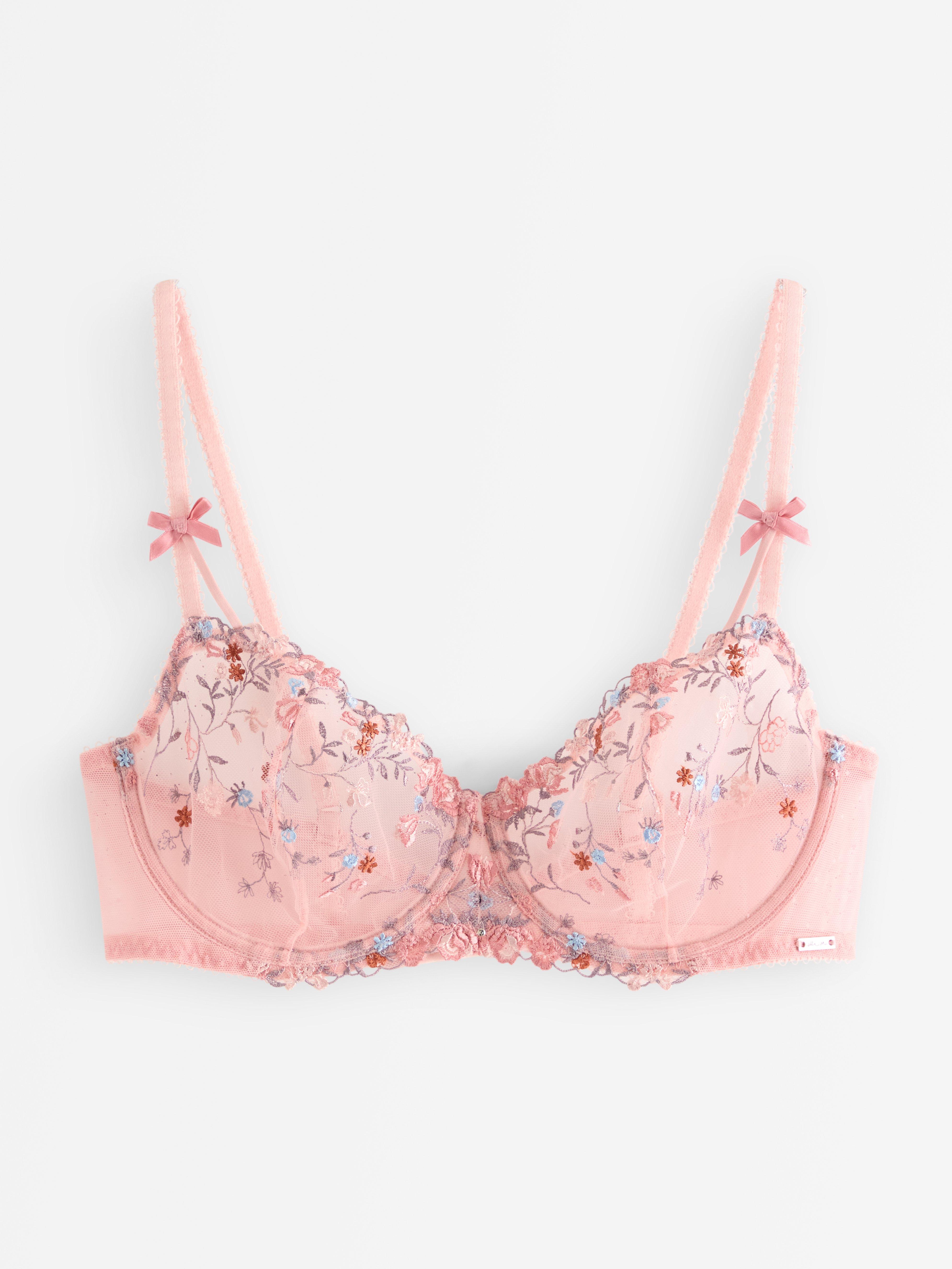 Unpadded Bra - Lingerie - Pink