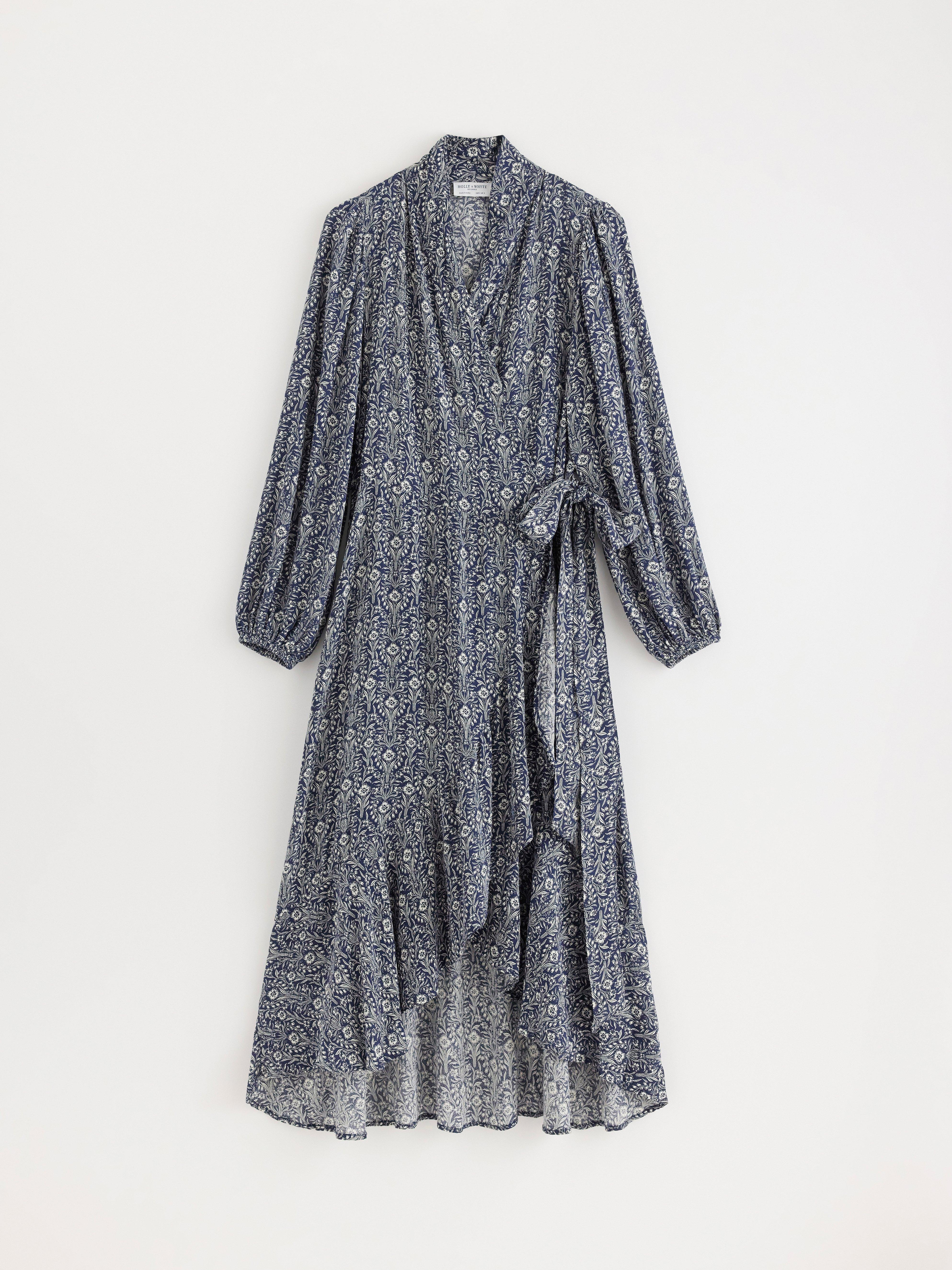 Wrap Dress - Womens Wear - Blue