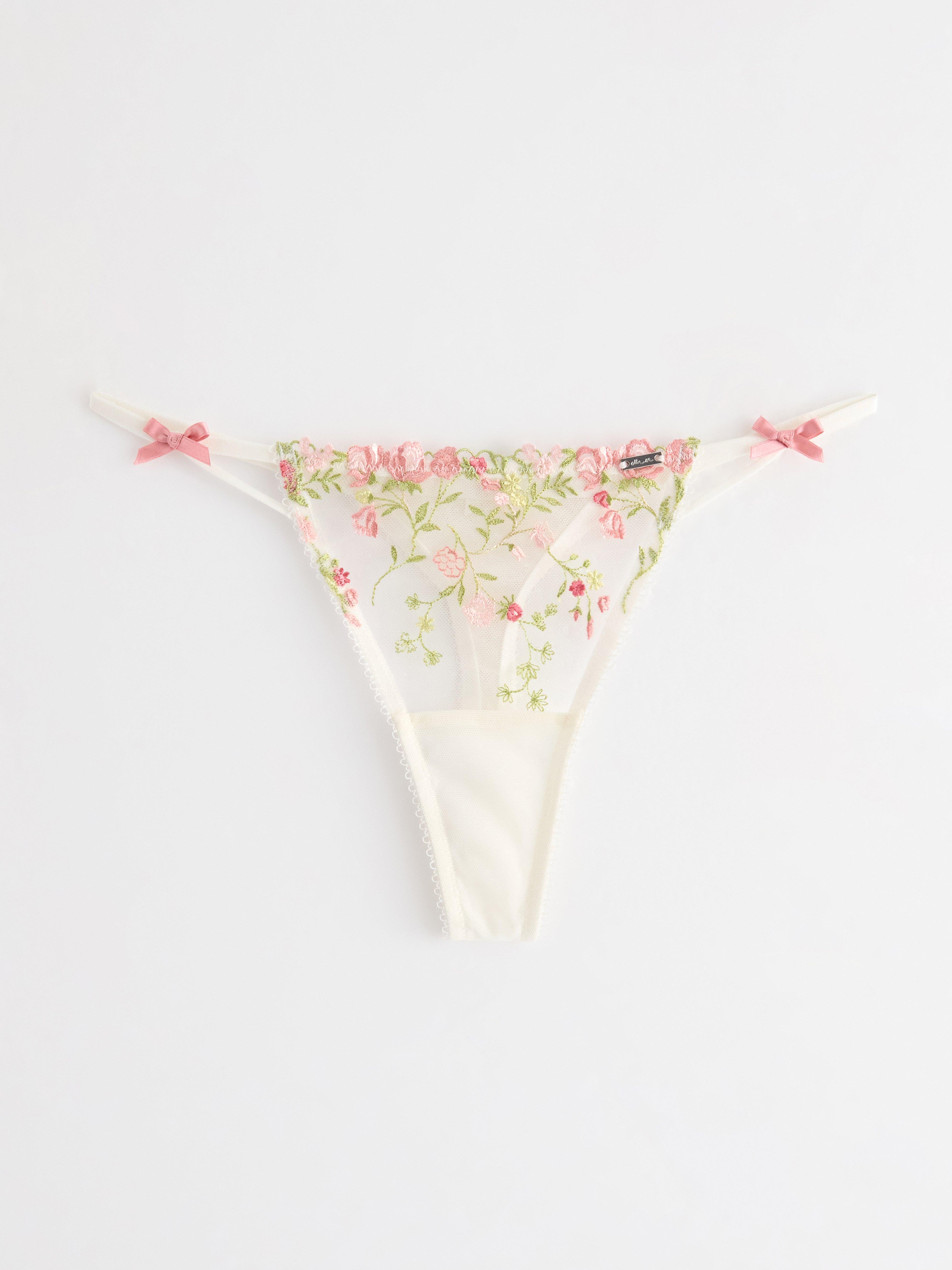 Thong Low - Lingerie - White
