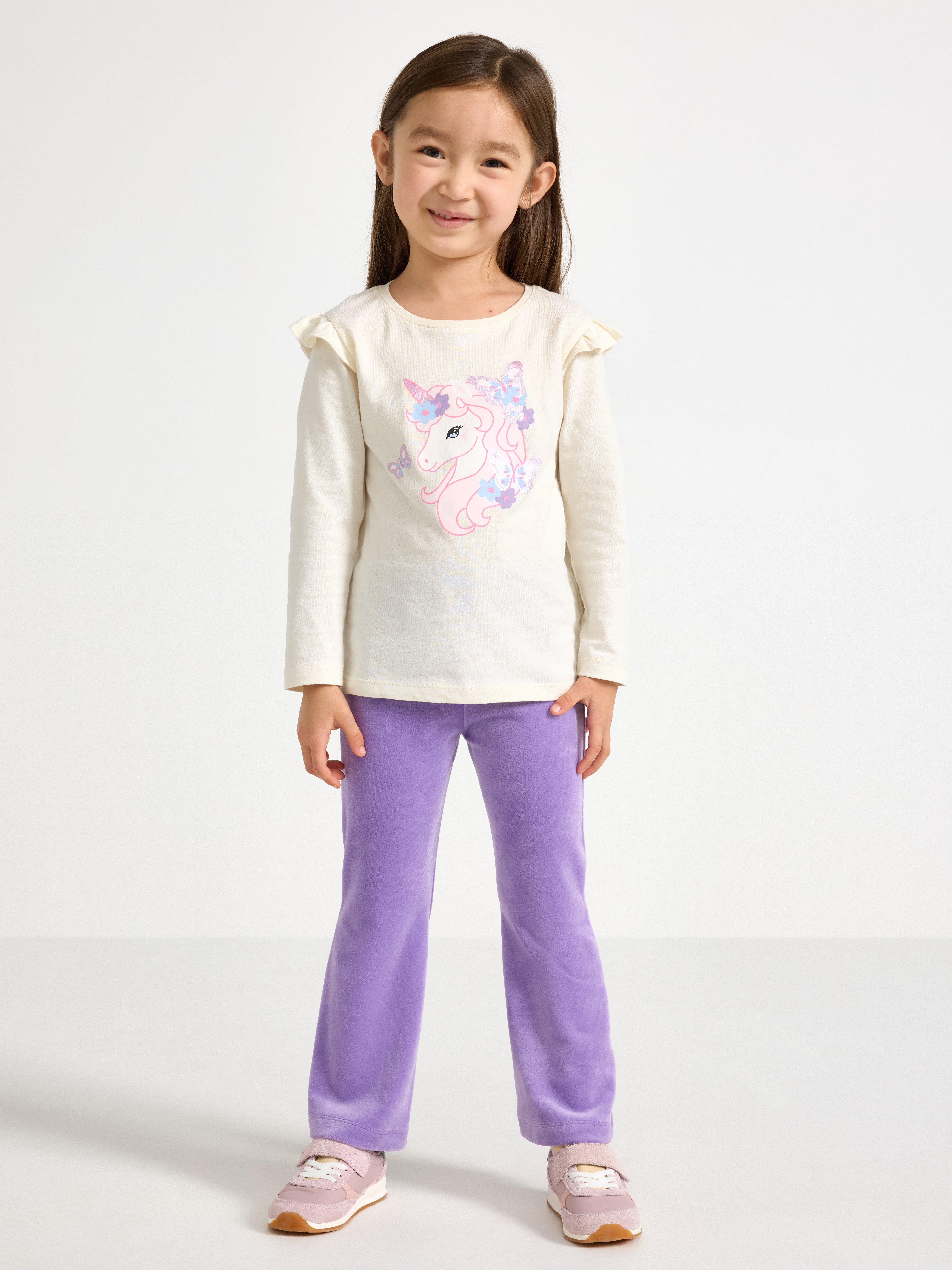 Leggings - Barn - Lila