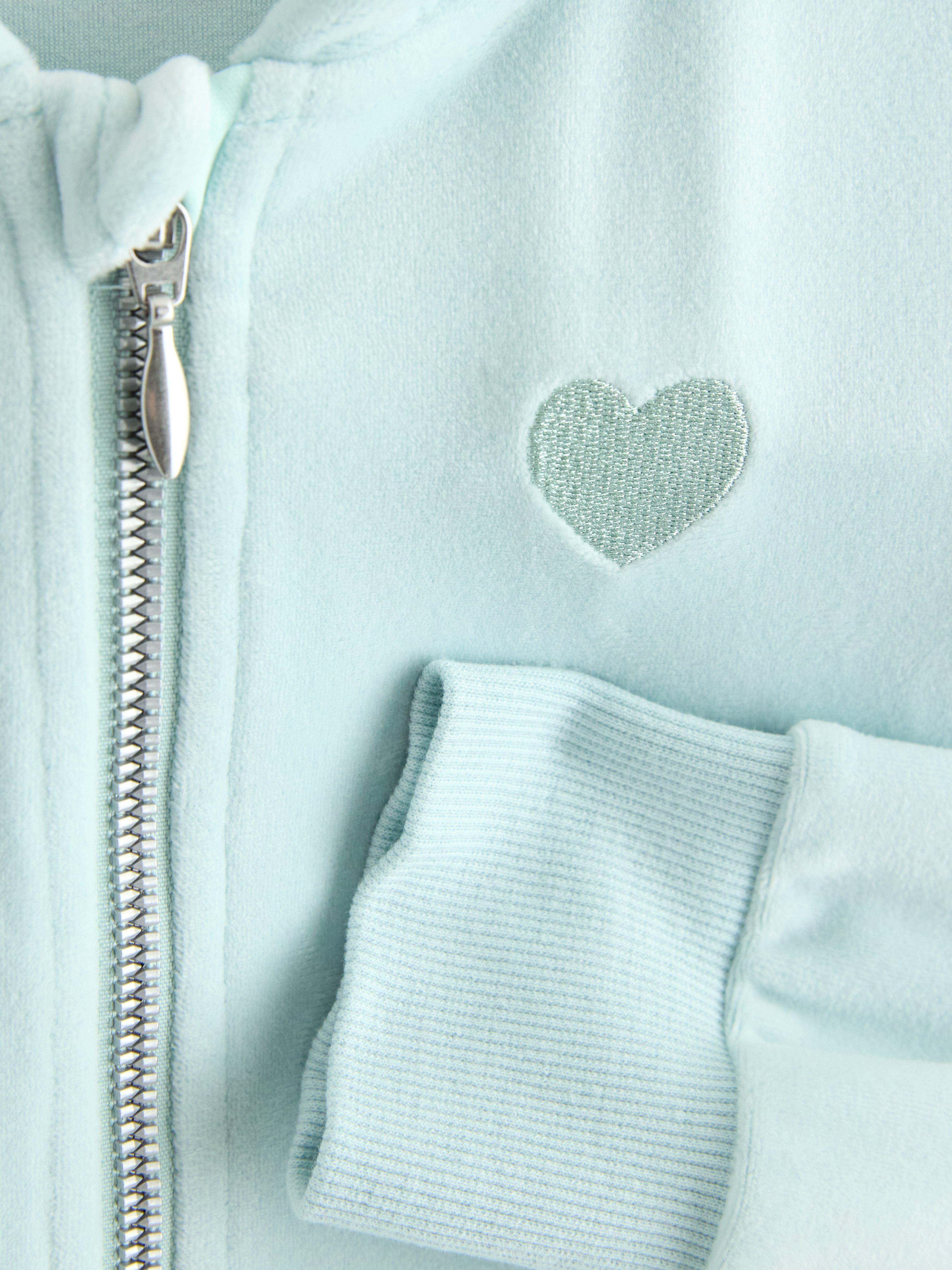 Hupullinen takki - Lapset - Sinivihreä