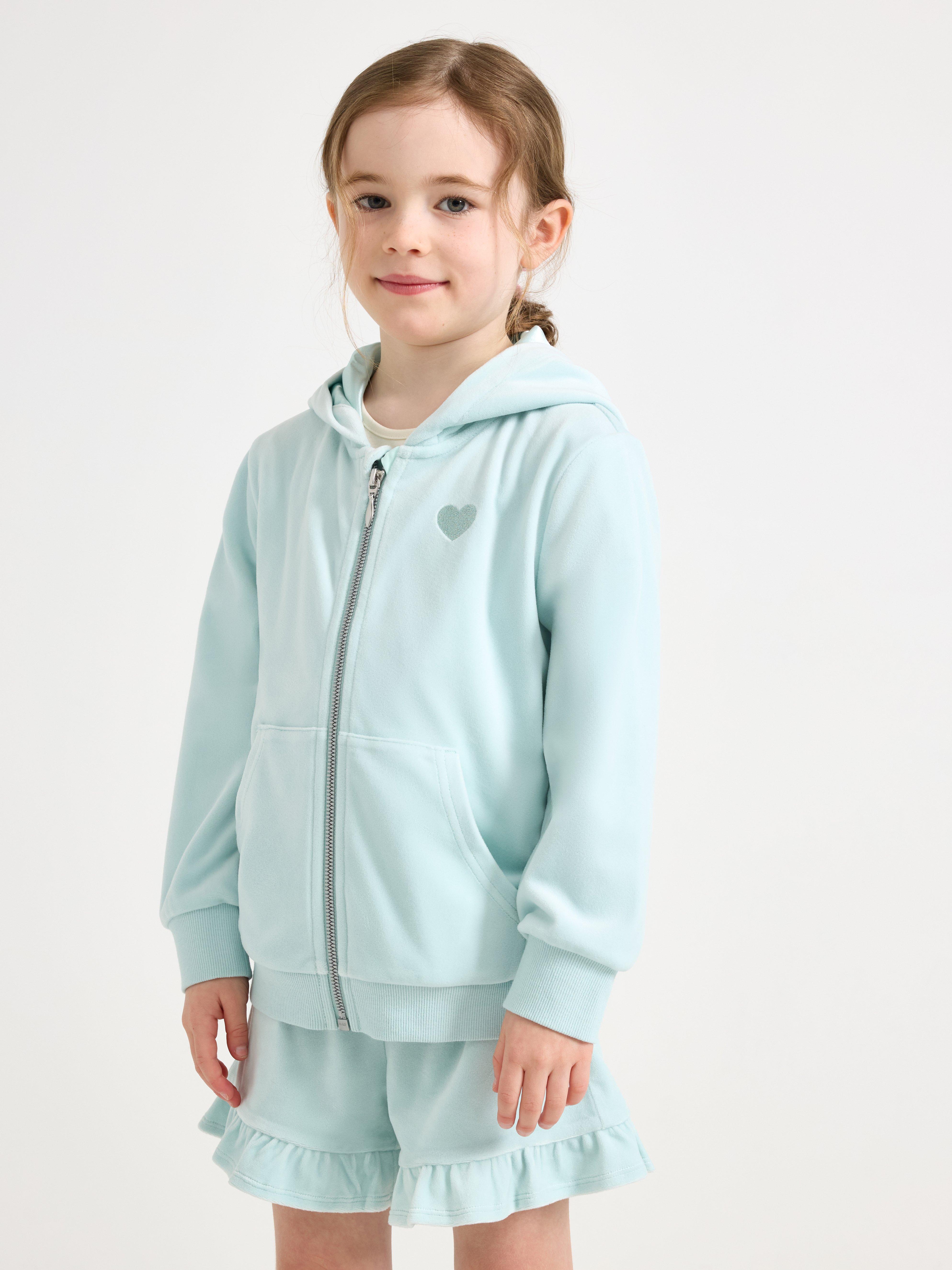 Hooded Jacket - Kids Wear - Aqua