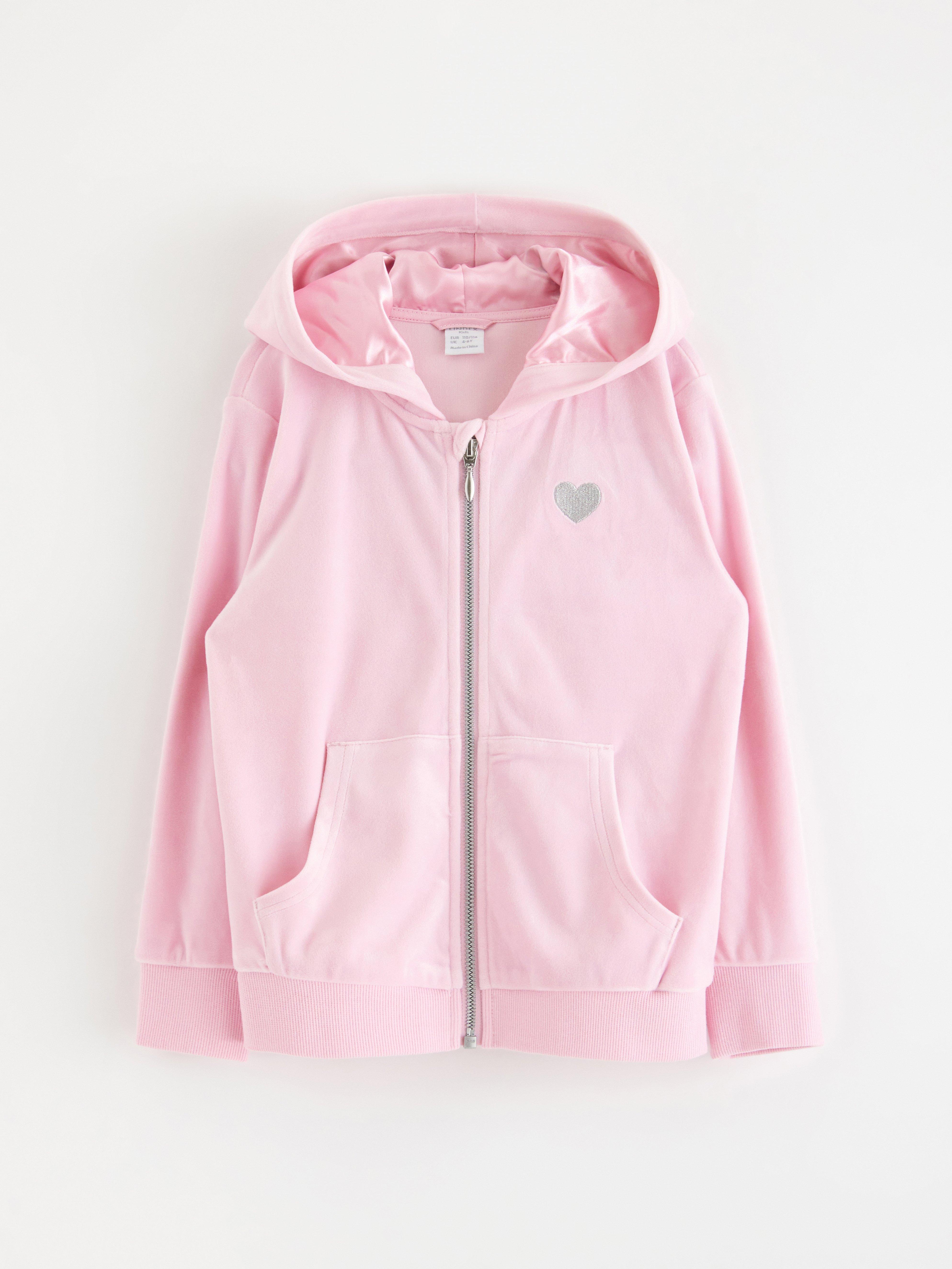 Jacka med luva - Barn - Rosa