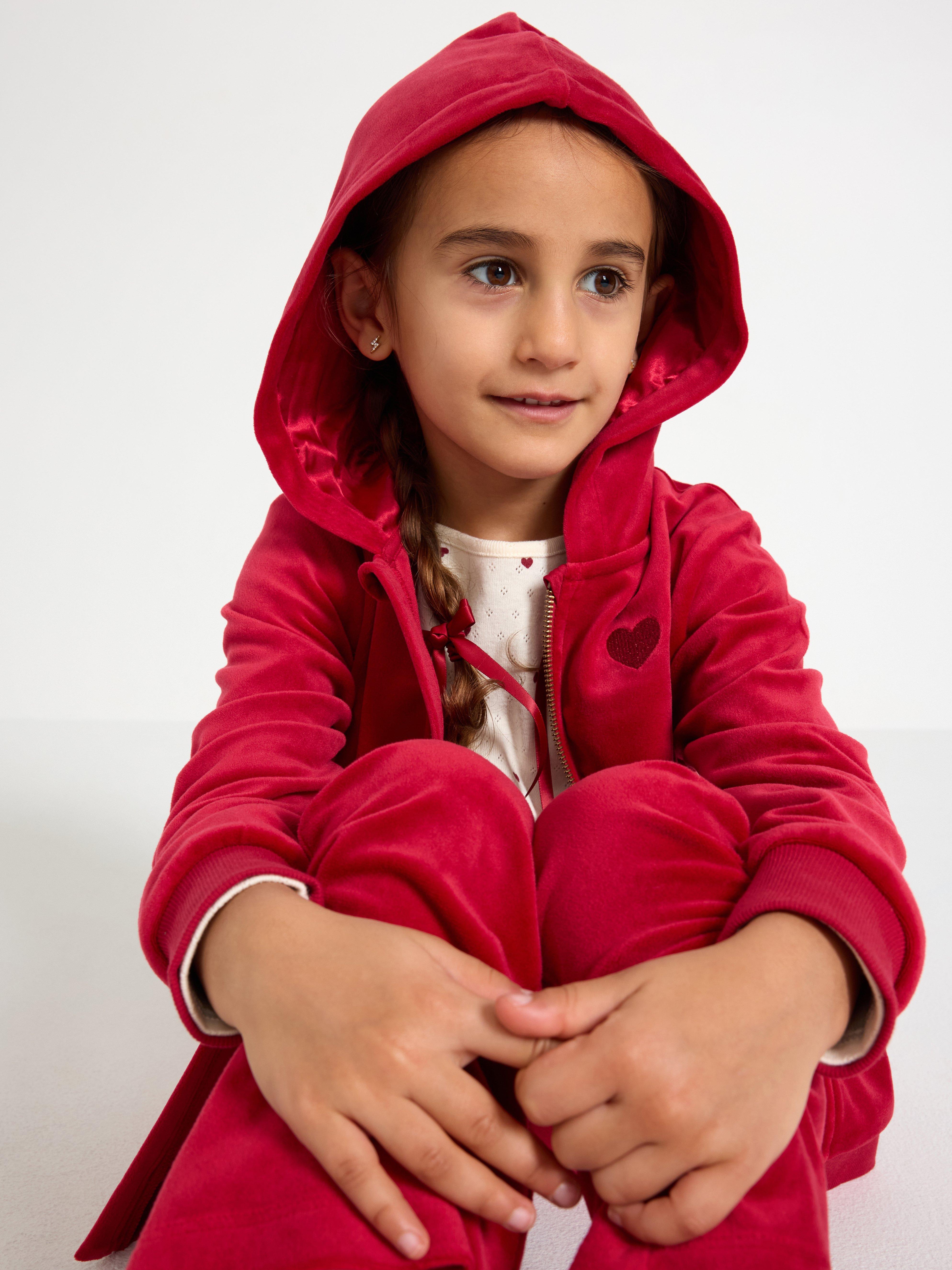 Hooded Jacket - Kids Wear - Red