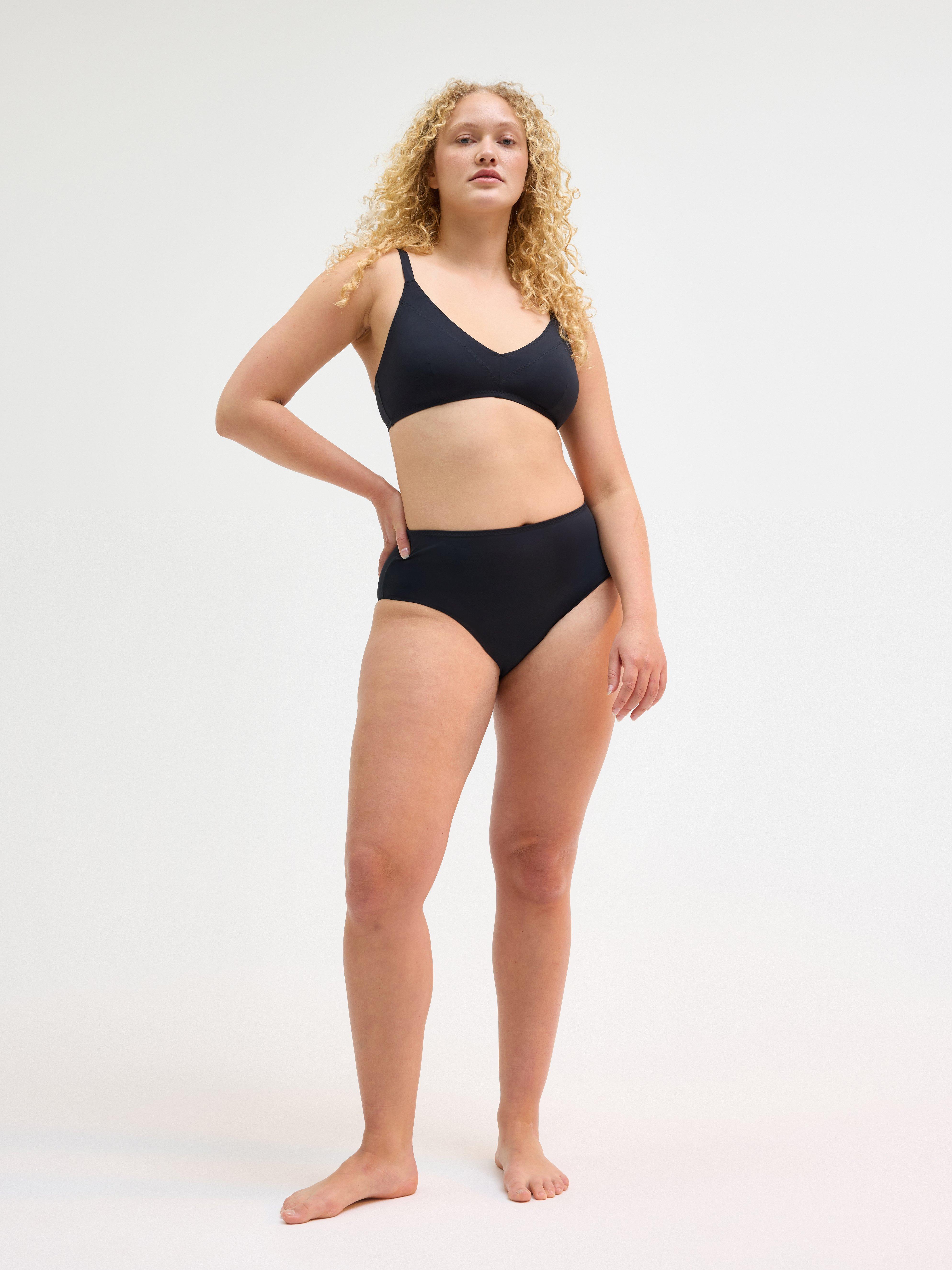 Bikini s vysokým pásom - Female Engineering - Čierna