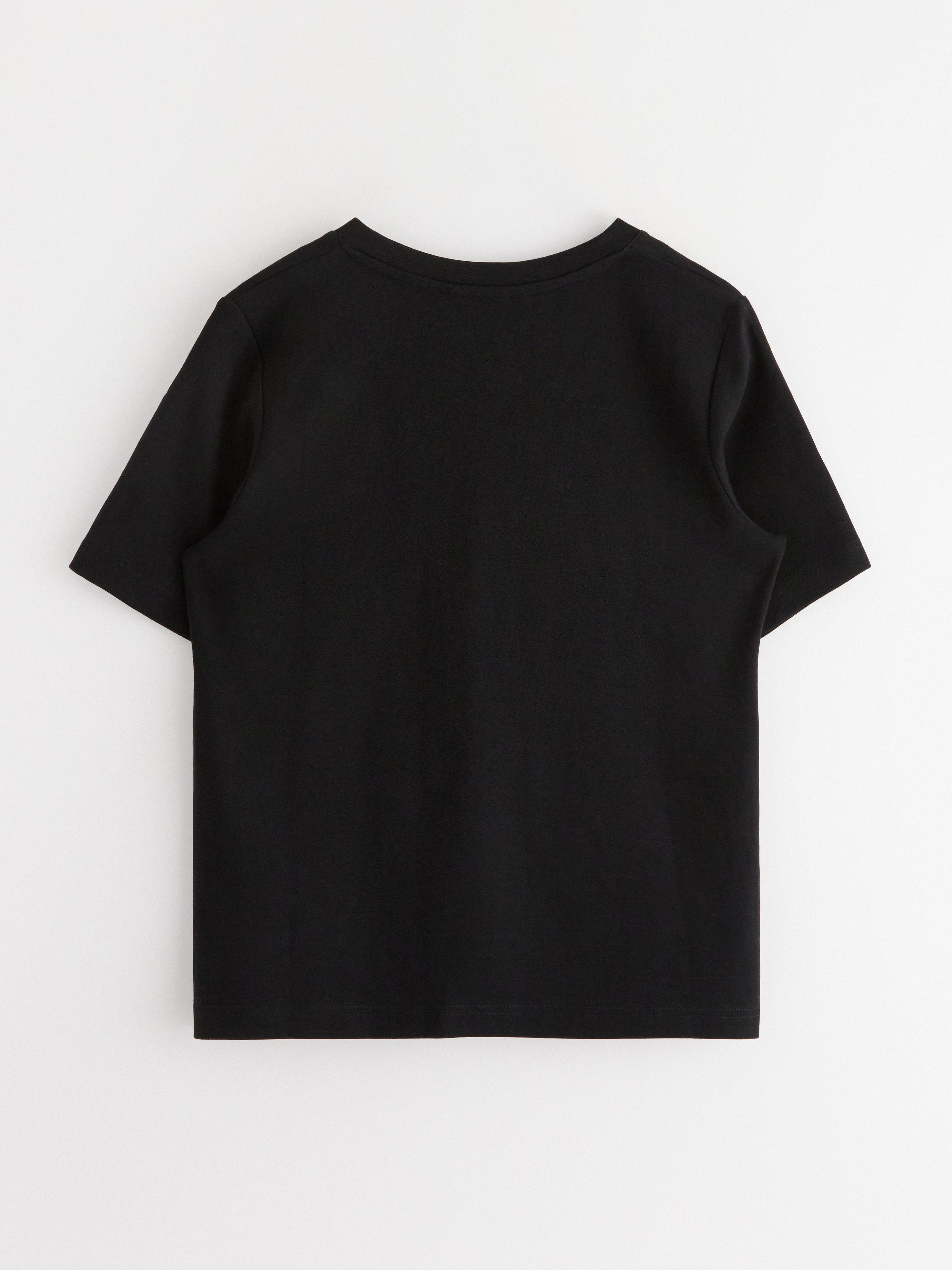 T-shirt - Dame - Sort