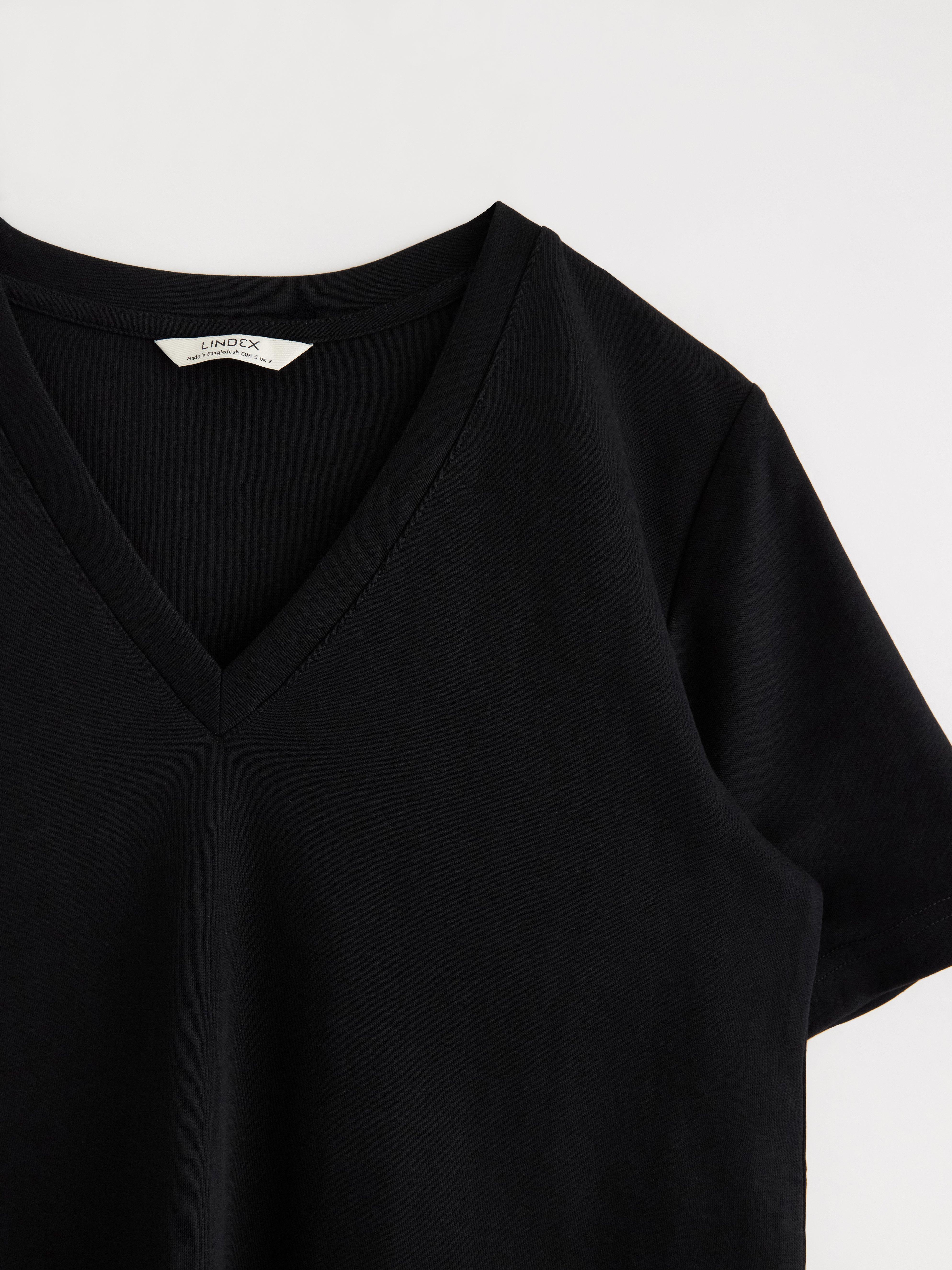 T-shirt - Dame - Sort