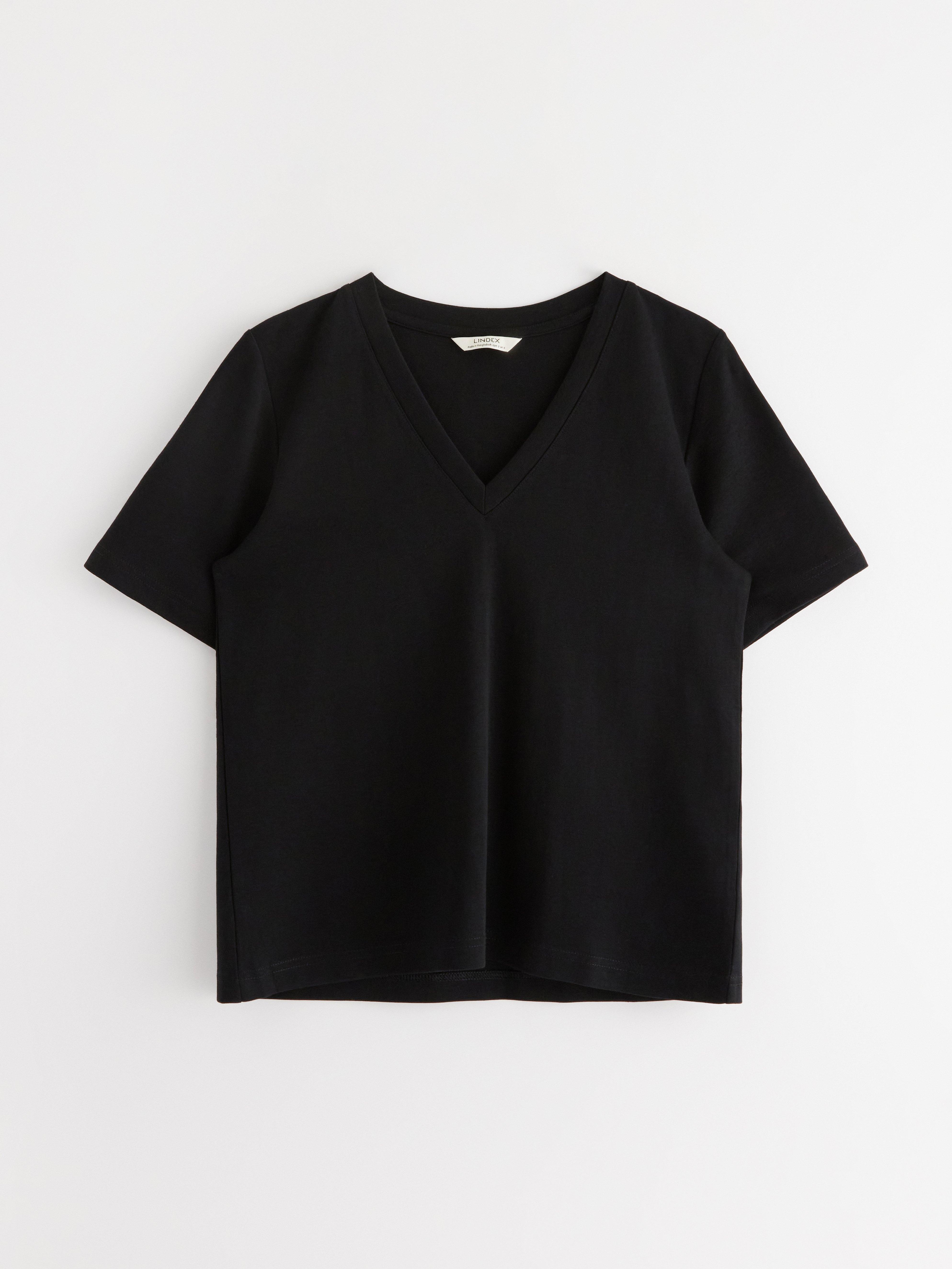 T-shirt - Dame - Sort