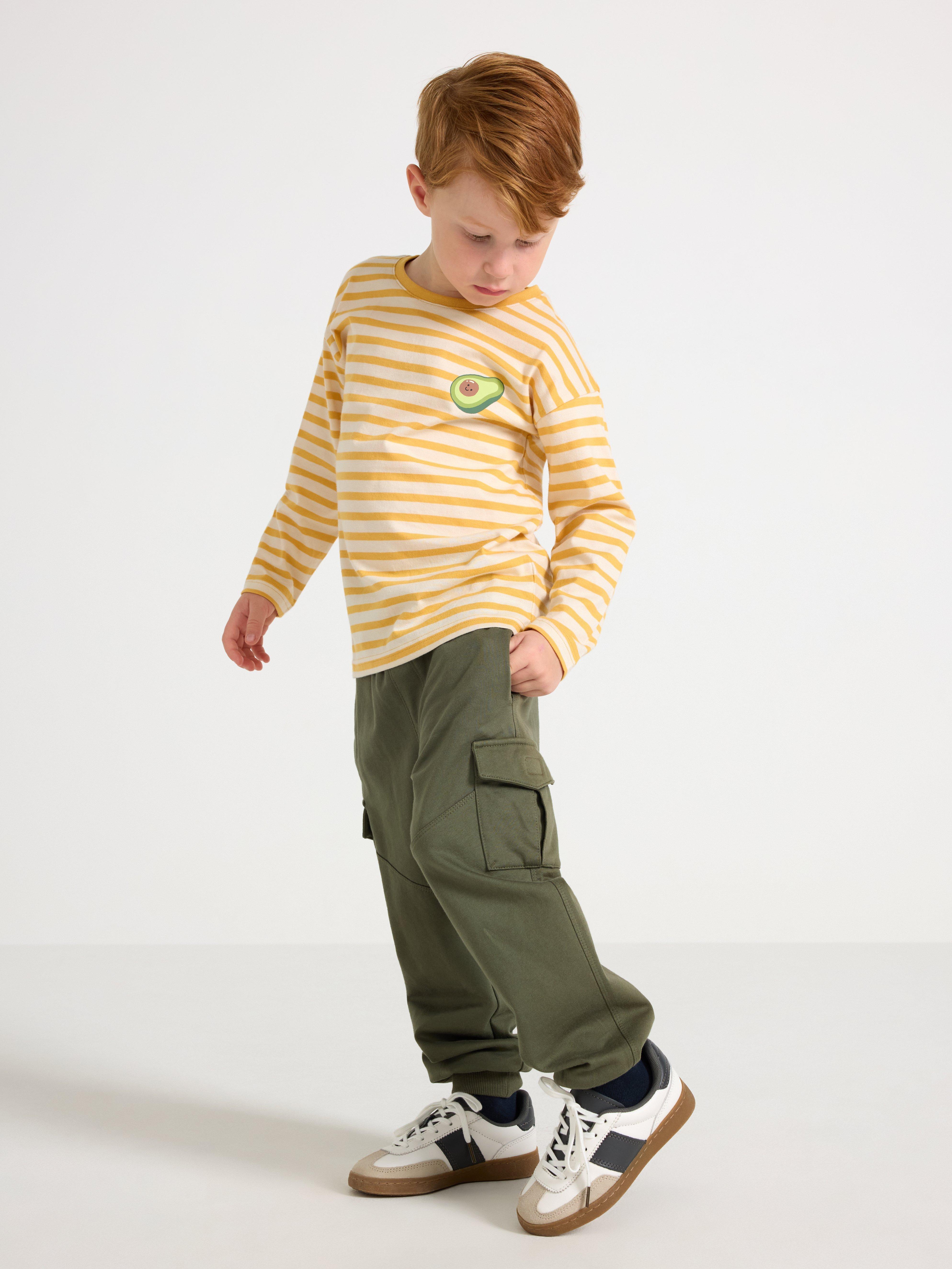 Cargo Trousers - Kids Wear - Green