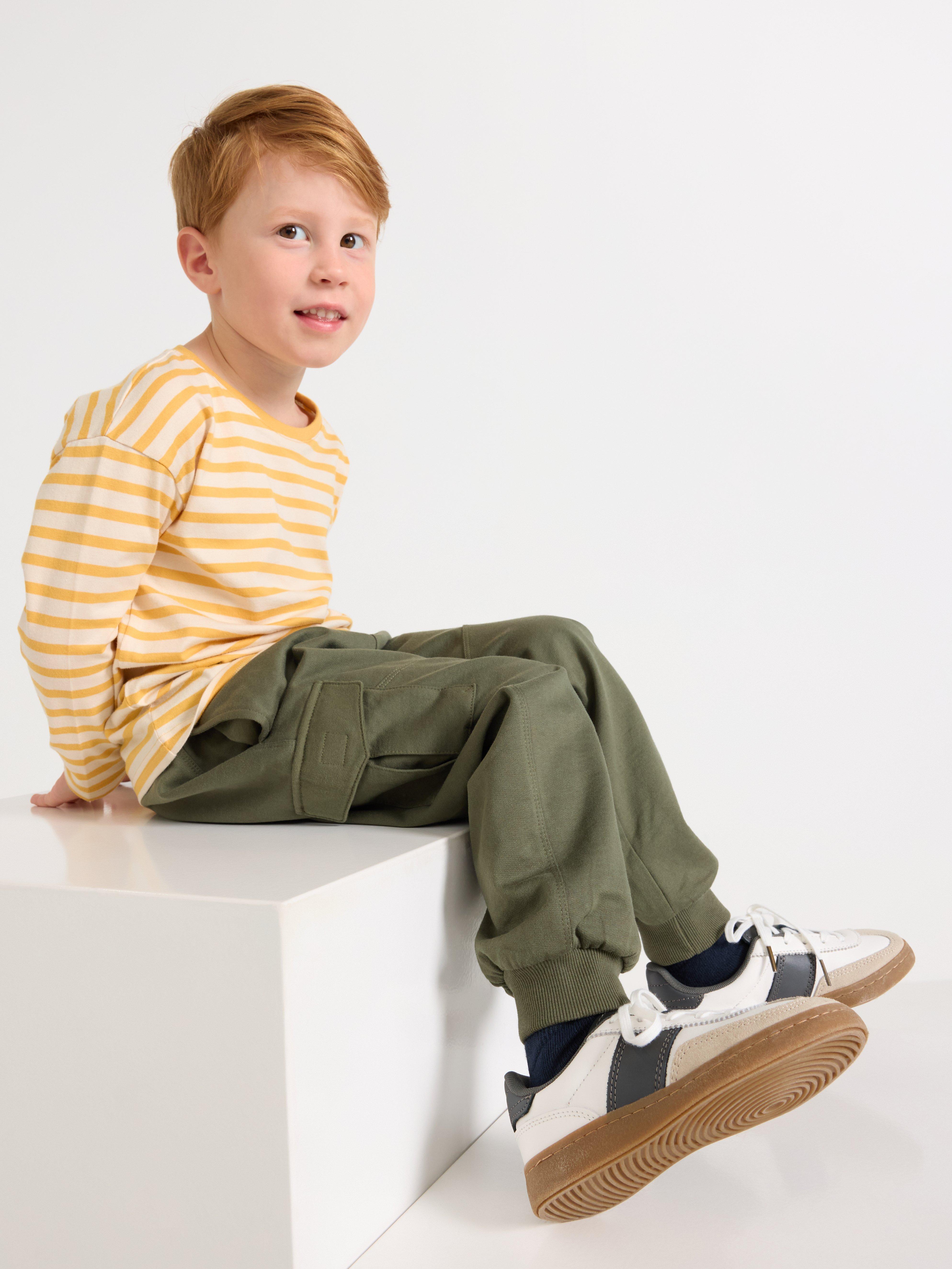 Cargo Trousers - Kids Wear - Green