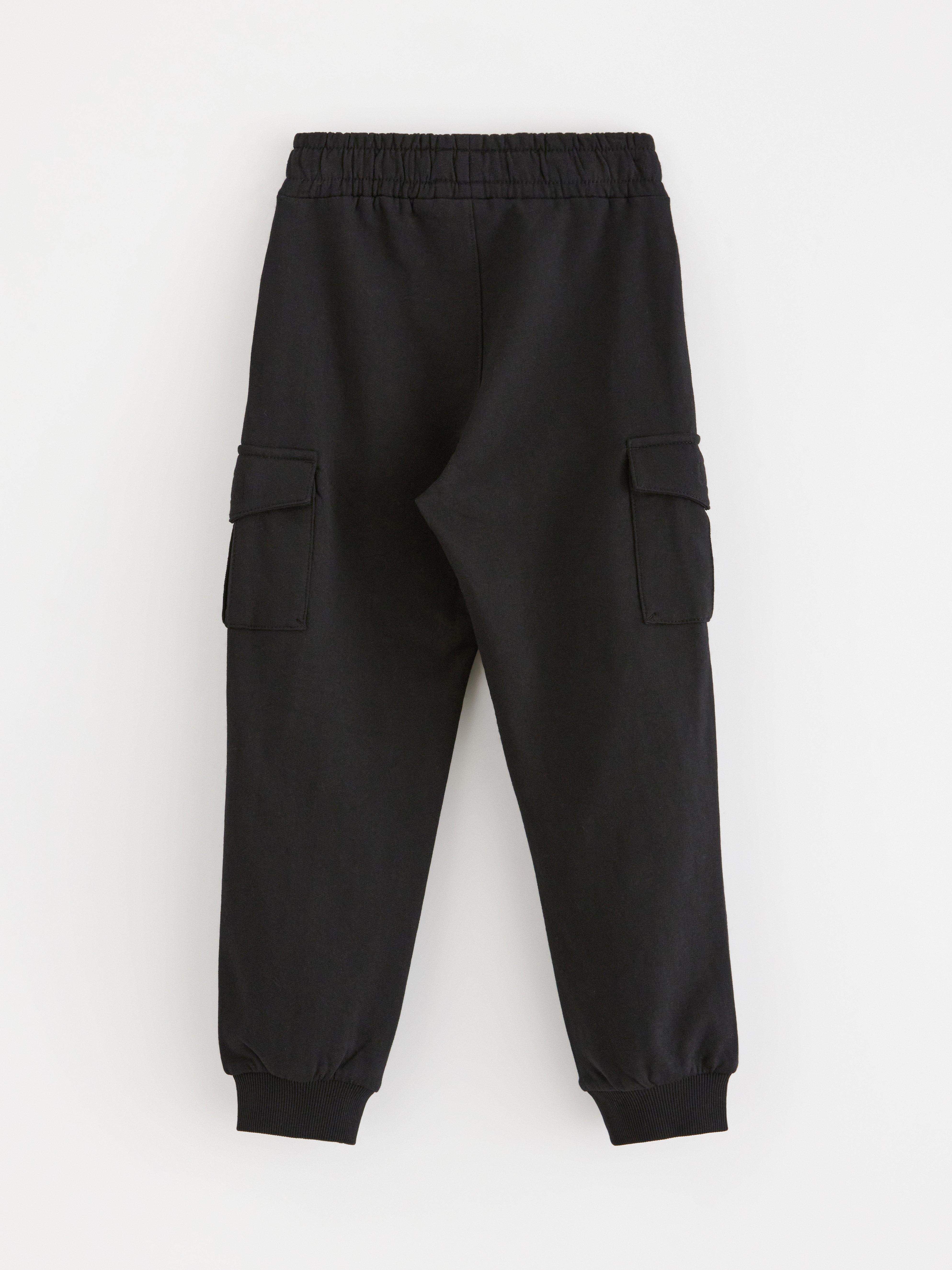Cargo Trousers - Kids Wear - Black