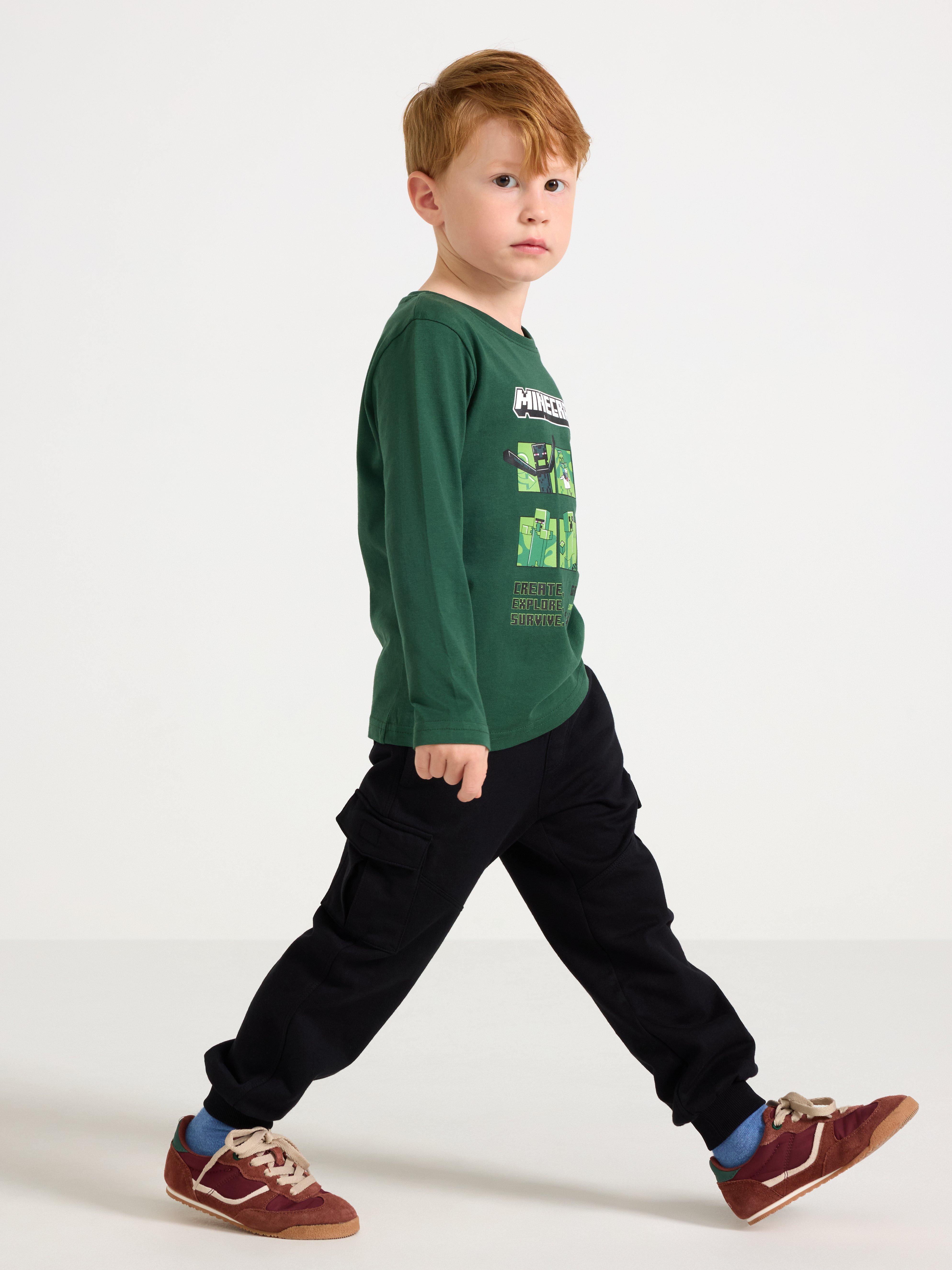 Cargo Trousers - Kids Wear - Black