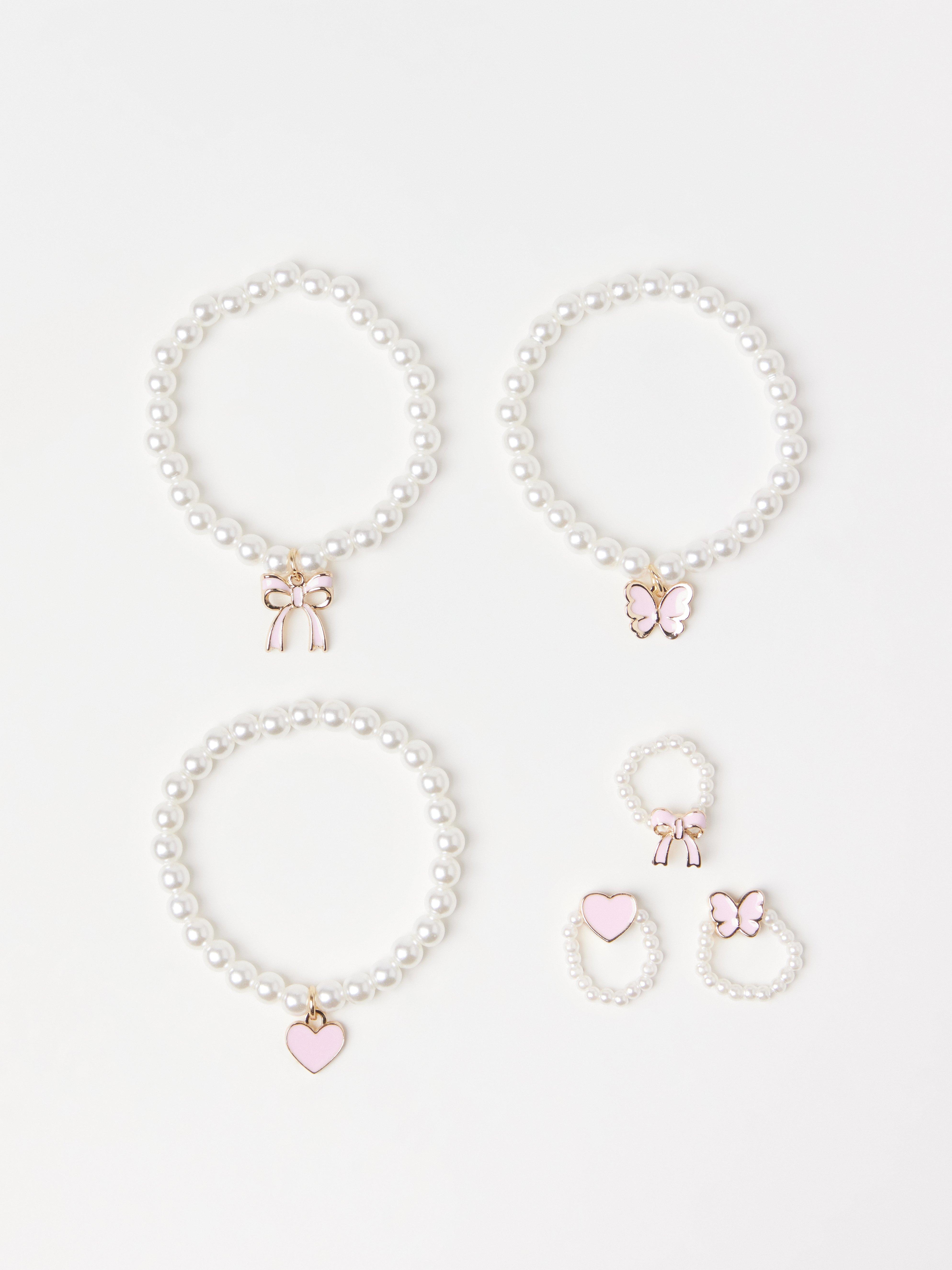 Jewellery Set - Kids Wear - White
