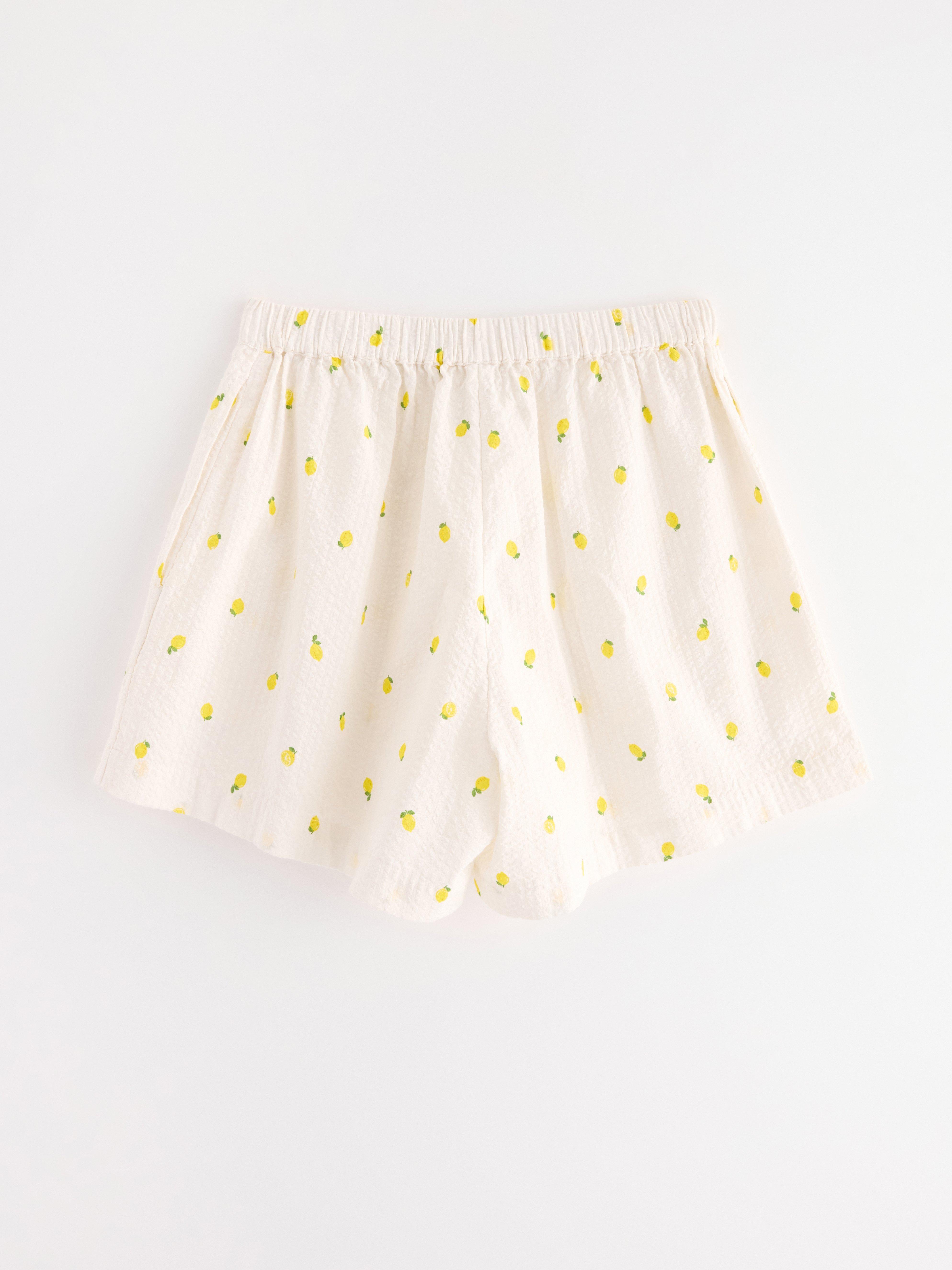 Pyjama Shorts - Lingerie - Yellow