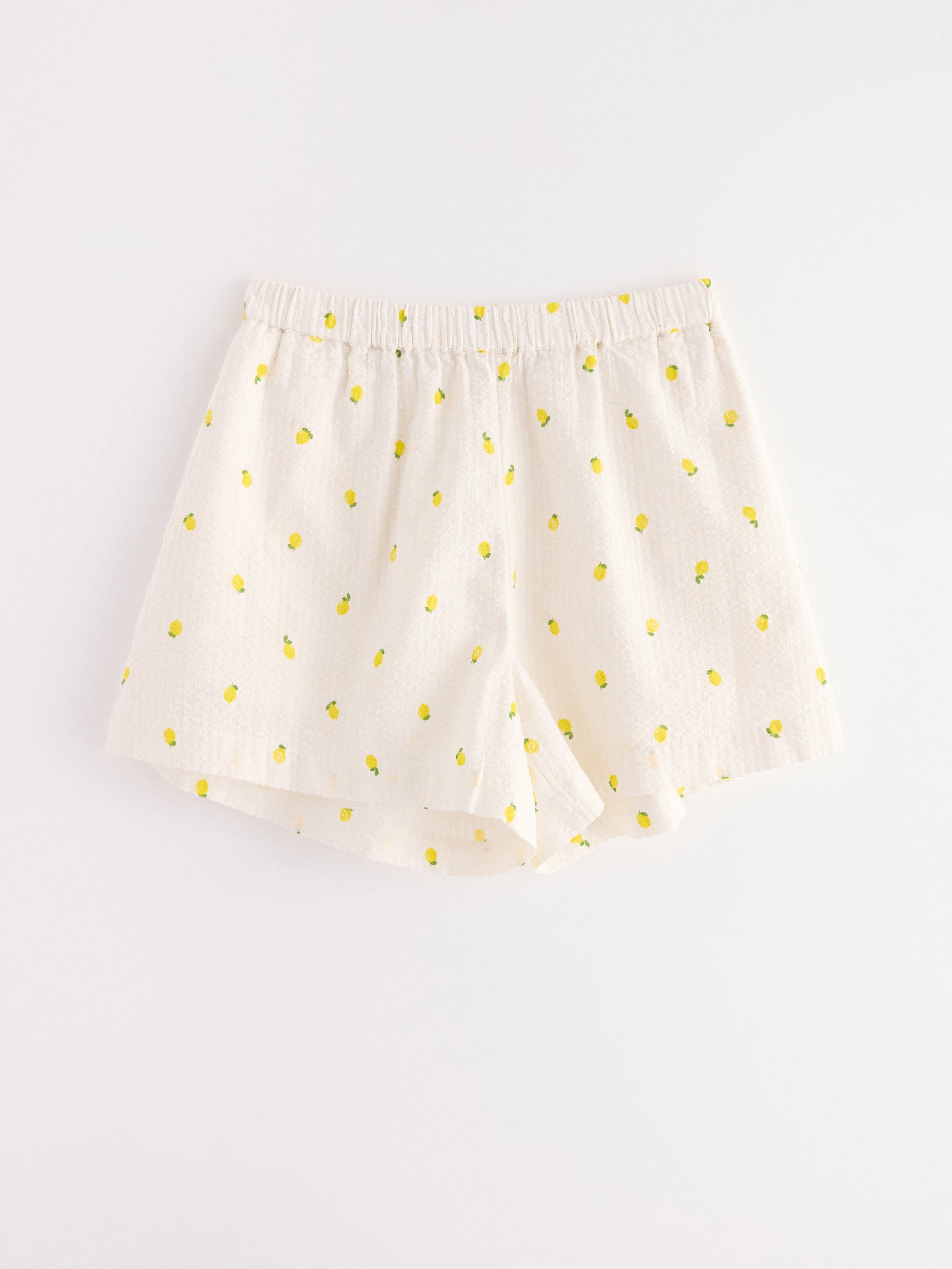 Pyjama Shorts - Lingerie - Yellow