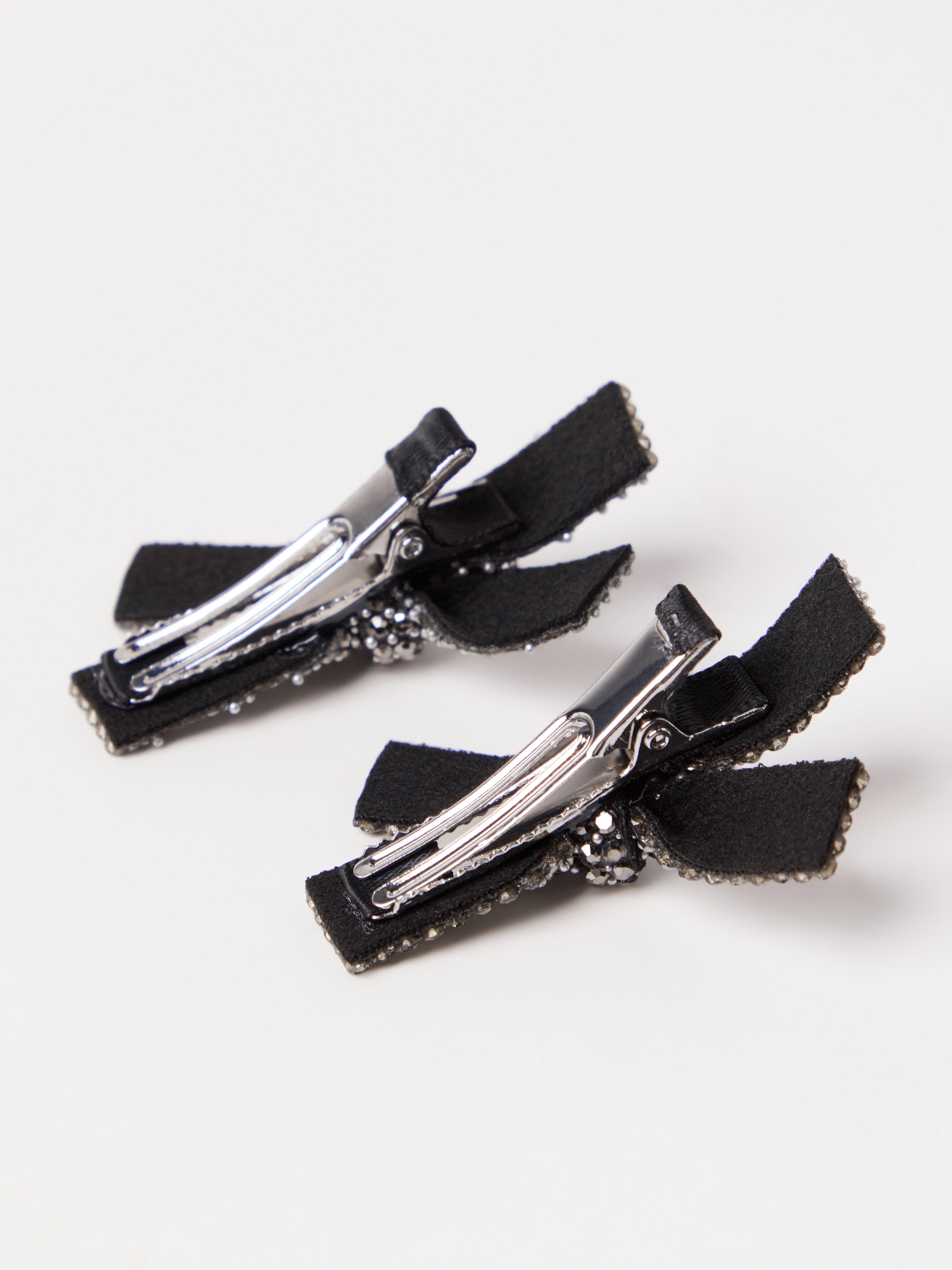 Hair Clips - Womens Wear - Grey