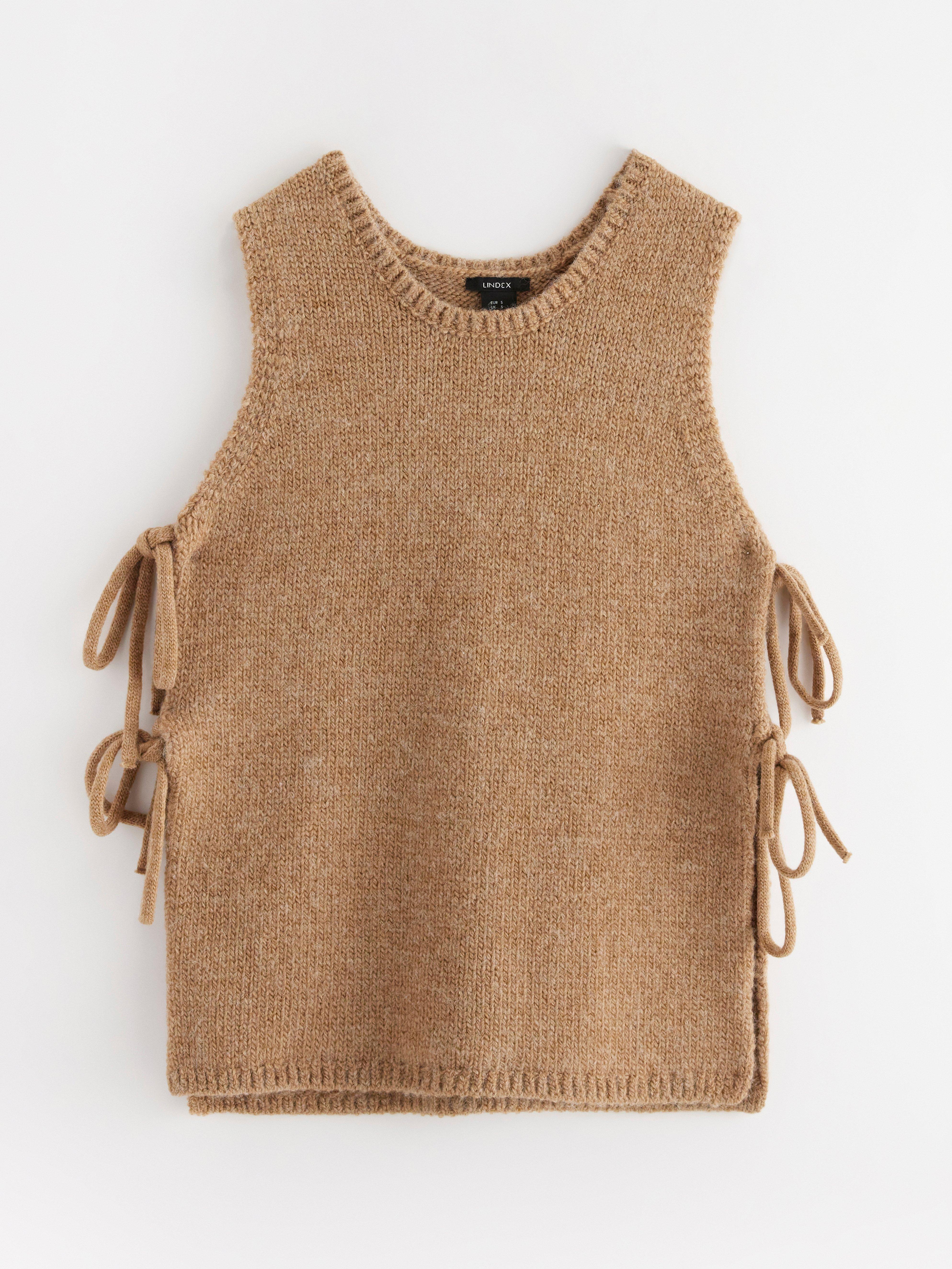 Vest - Womens Wear - Beige