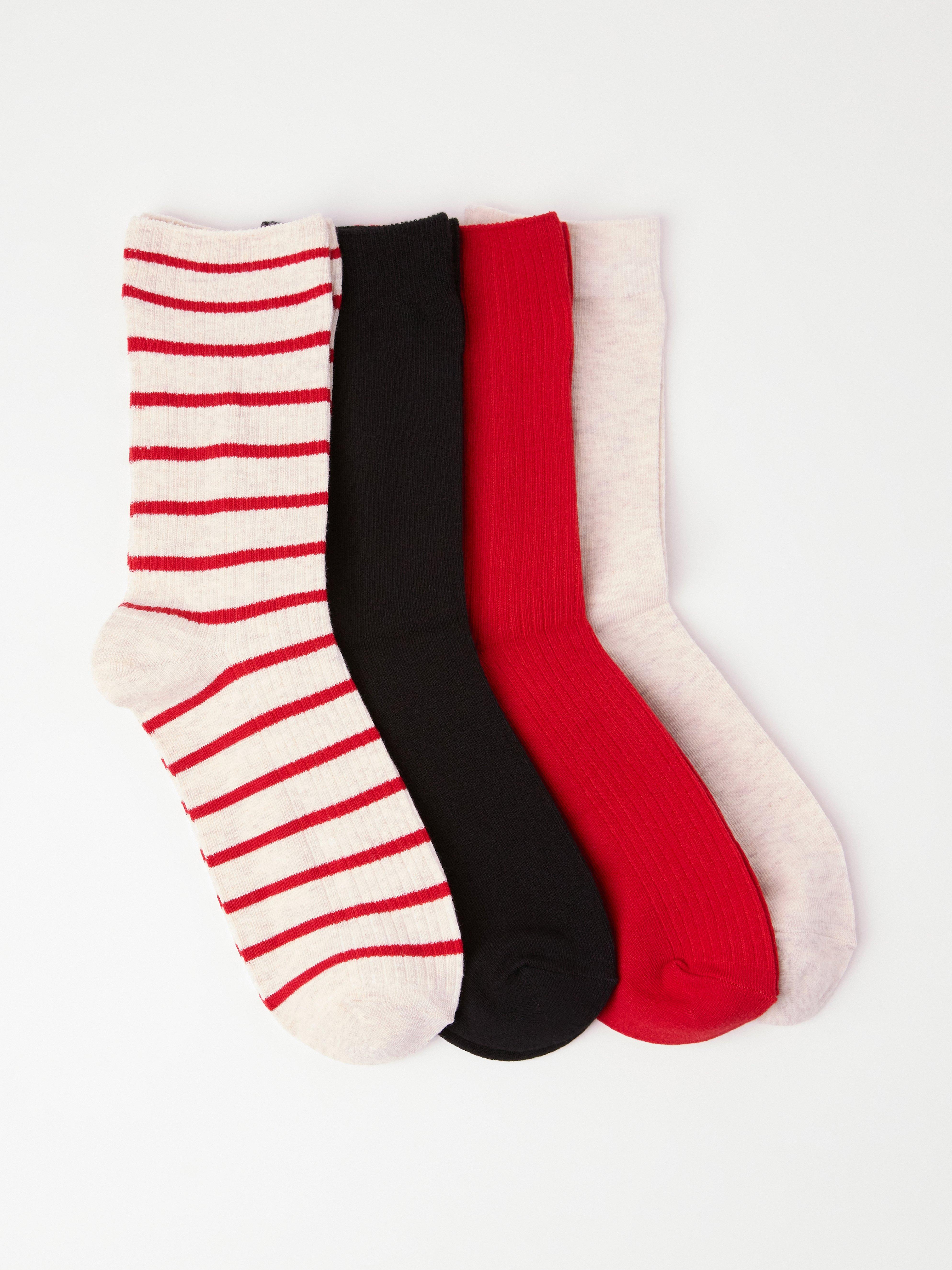 Socks - Lingerie - Red