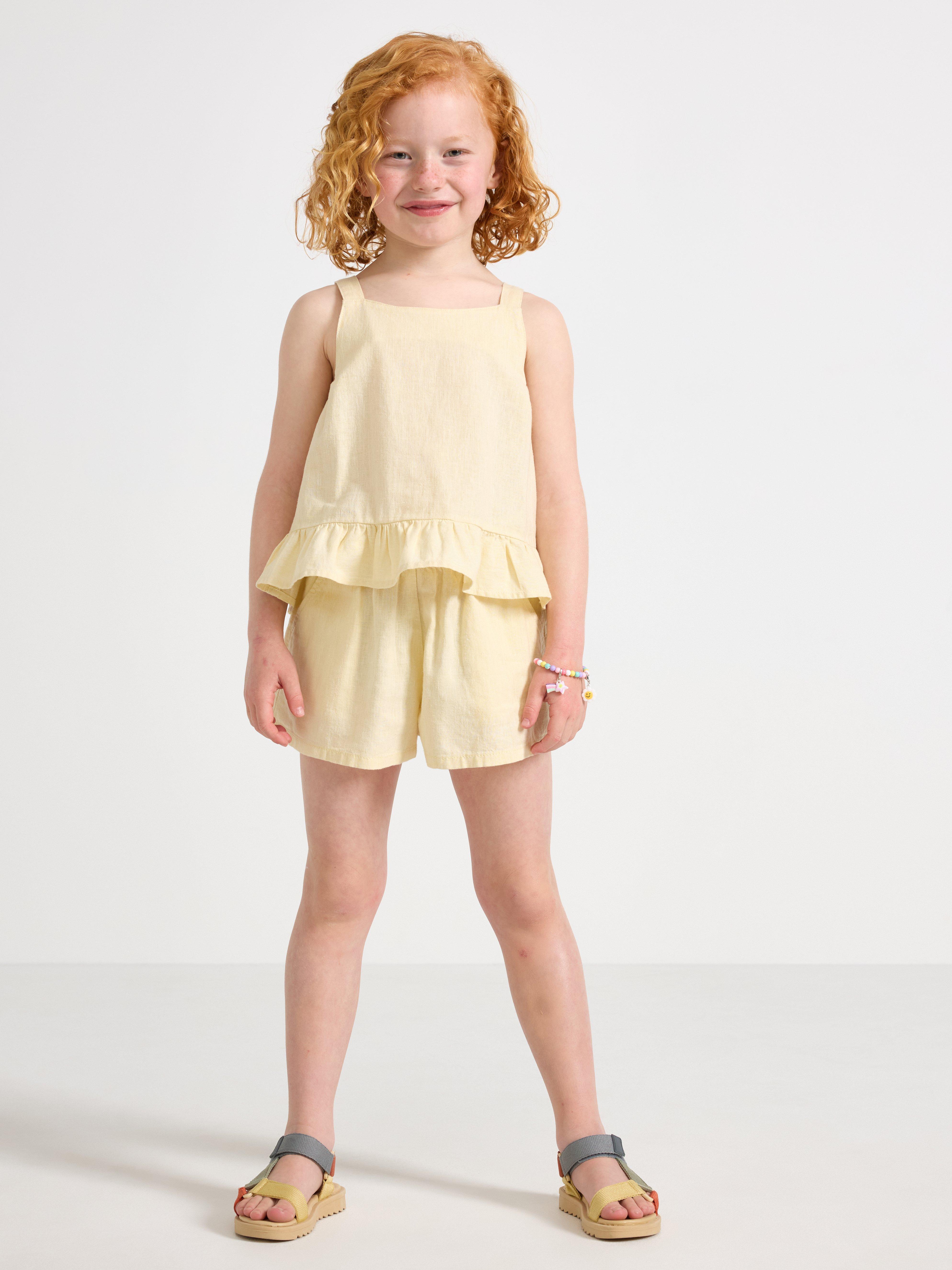 Shorts - Kids Wear - Yellow