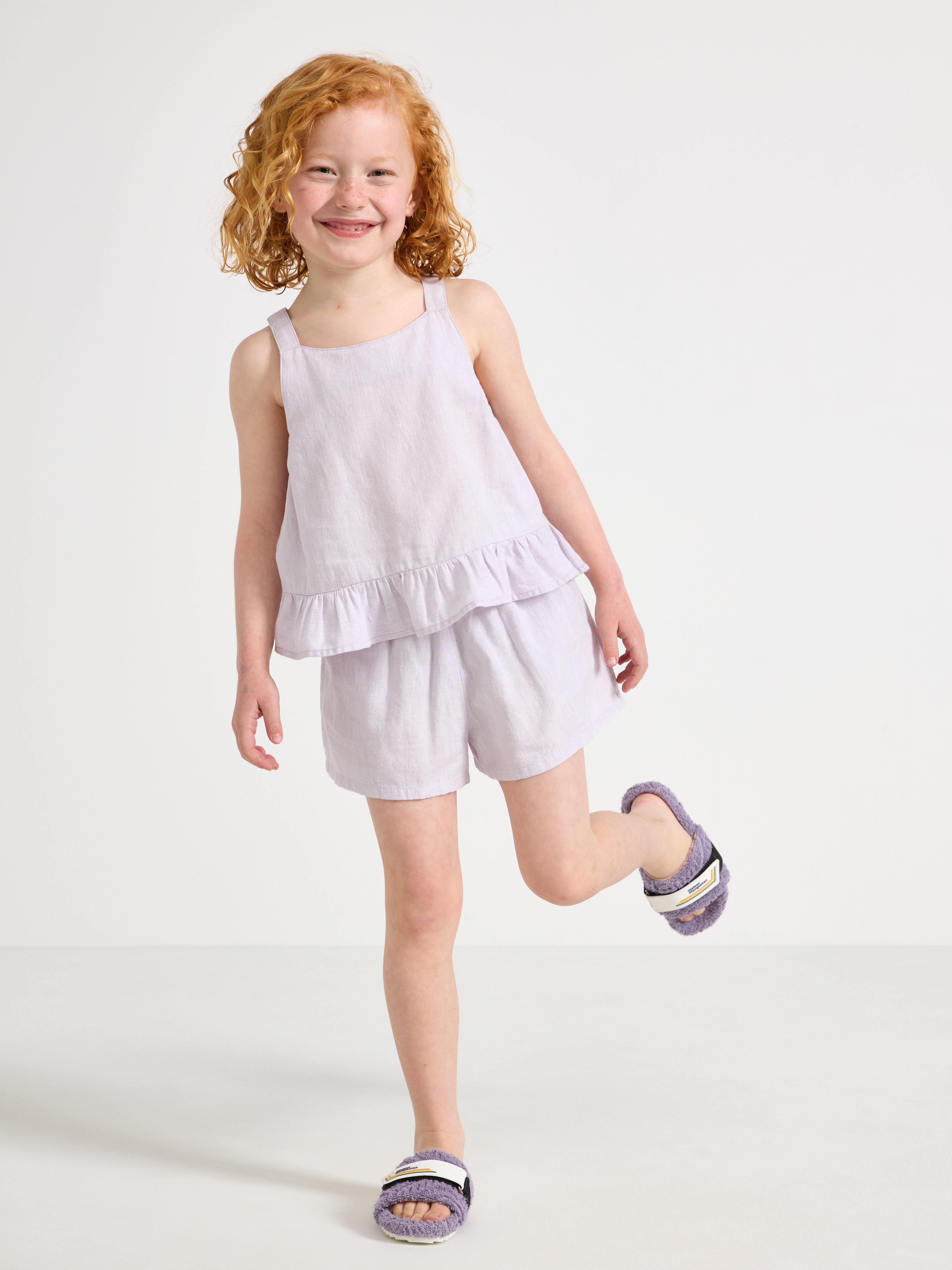Shorts - Kids Wear - Lilac