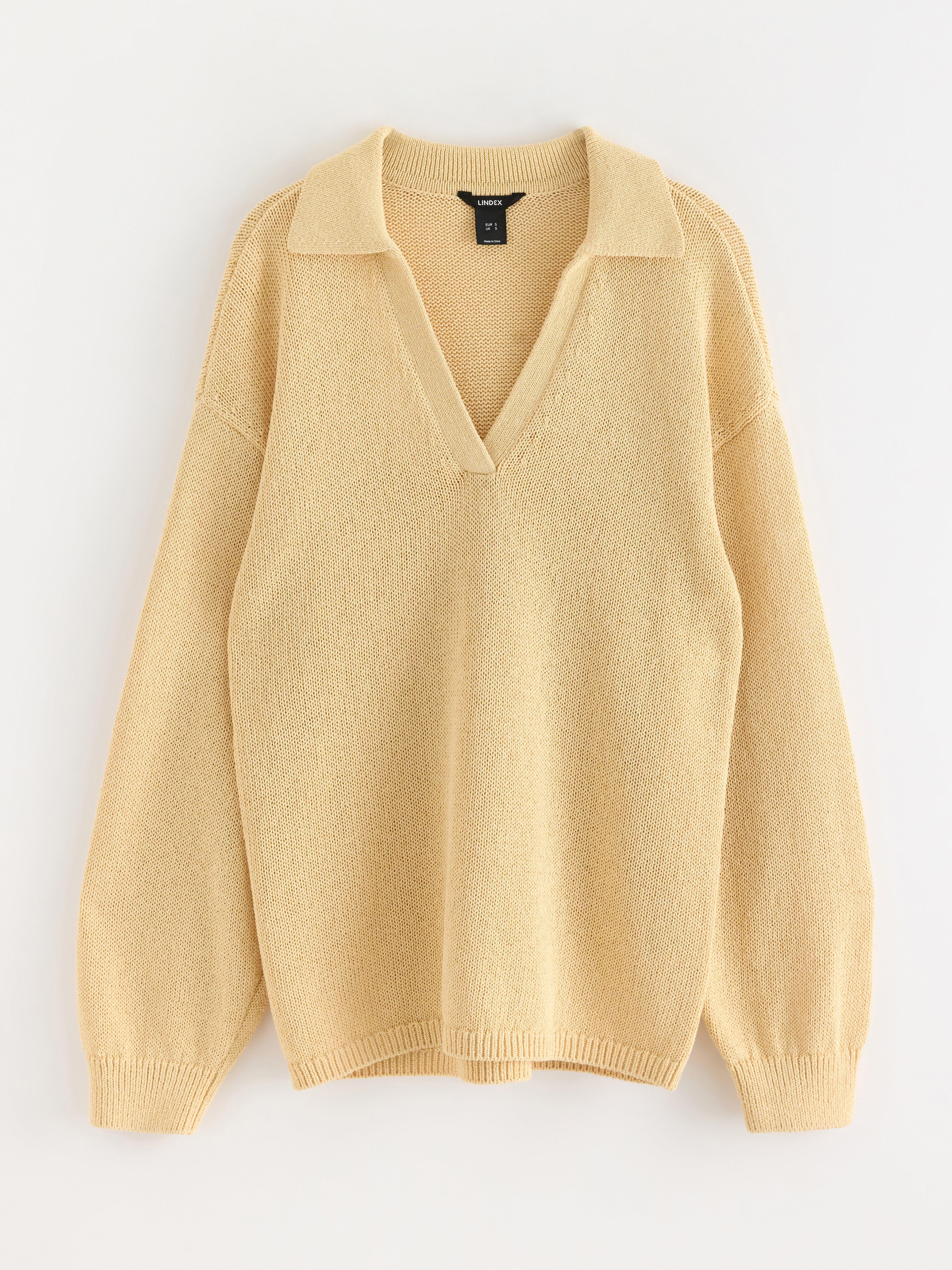 Sweater - Dame - Gul