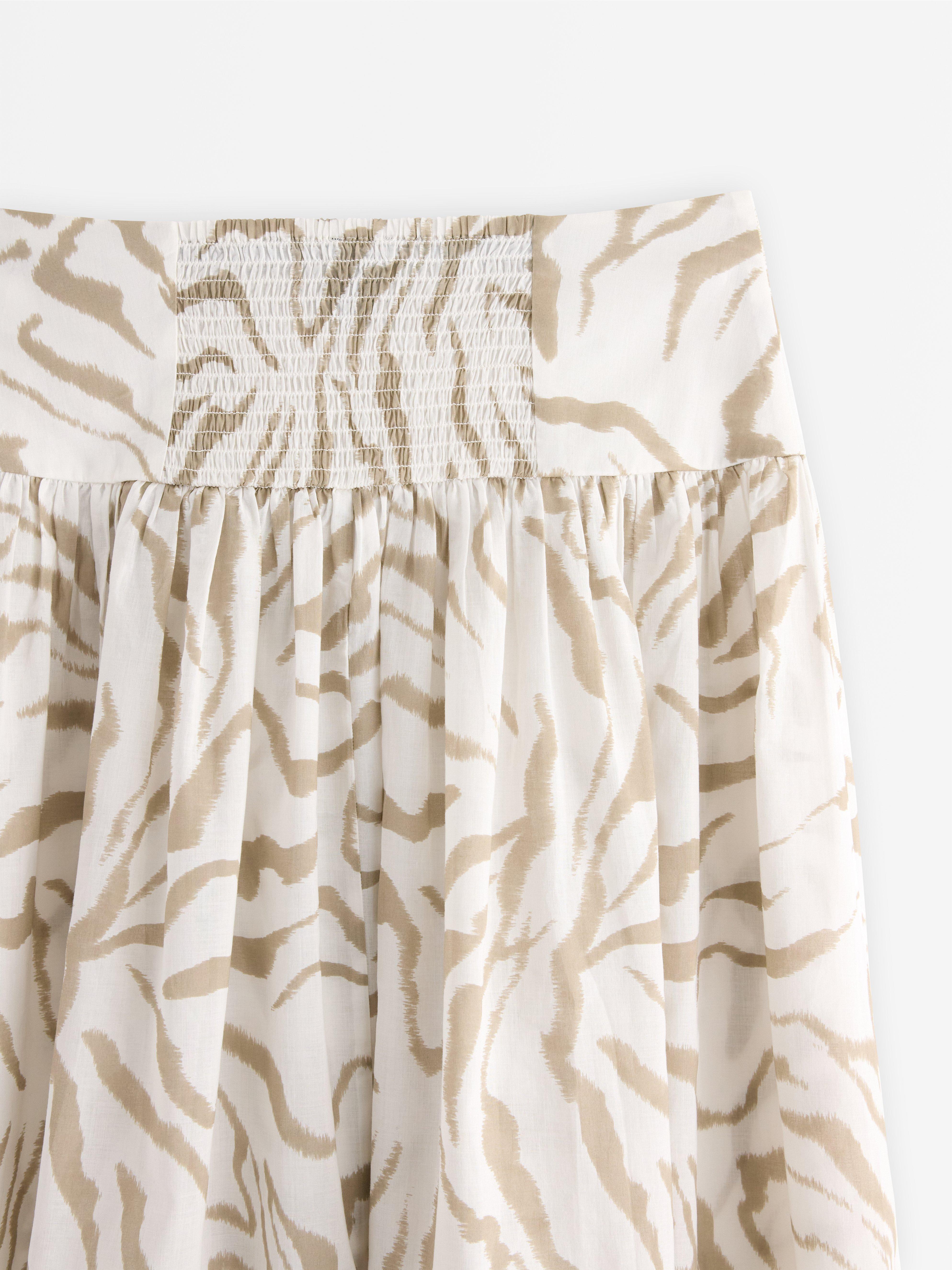 Maxi Skirt - Womens Wear - Beige
