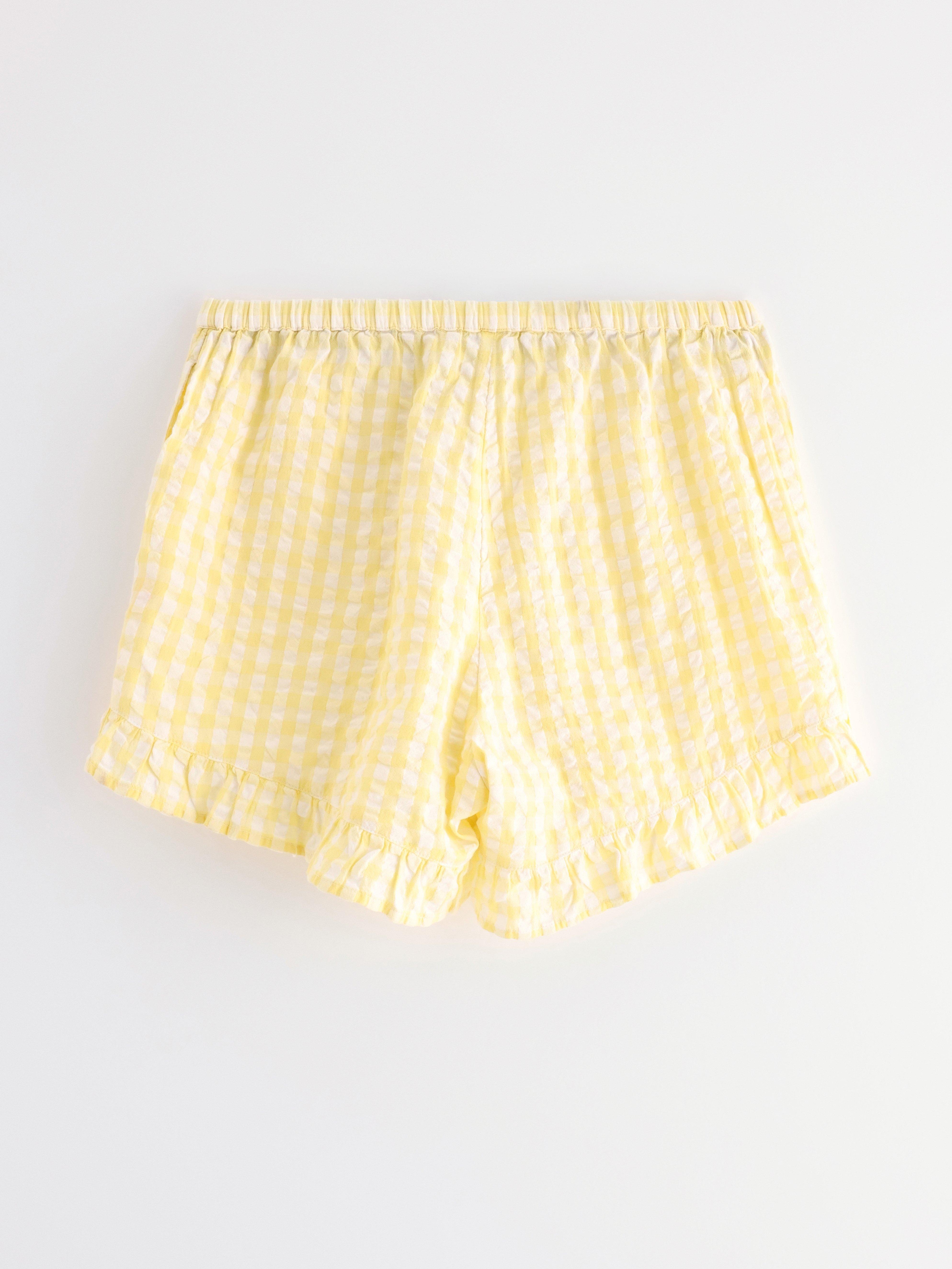 Pyjamasshorts - Undertøj - Gul