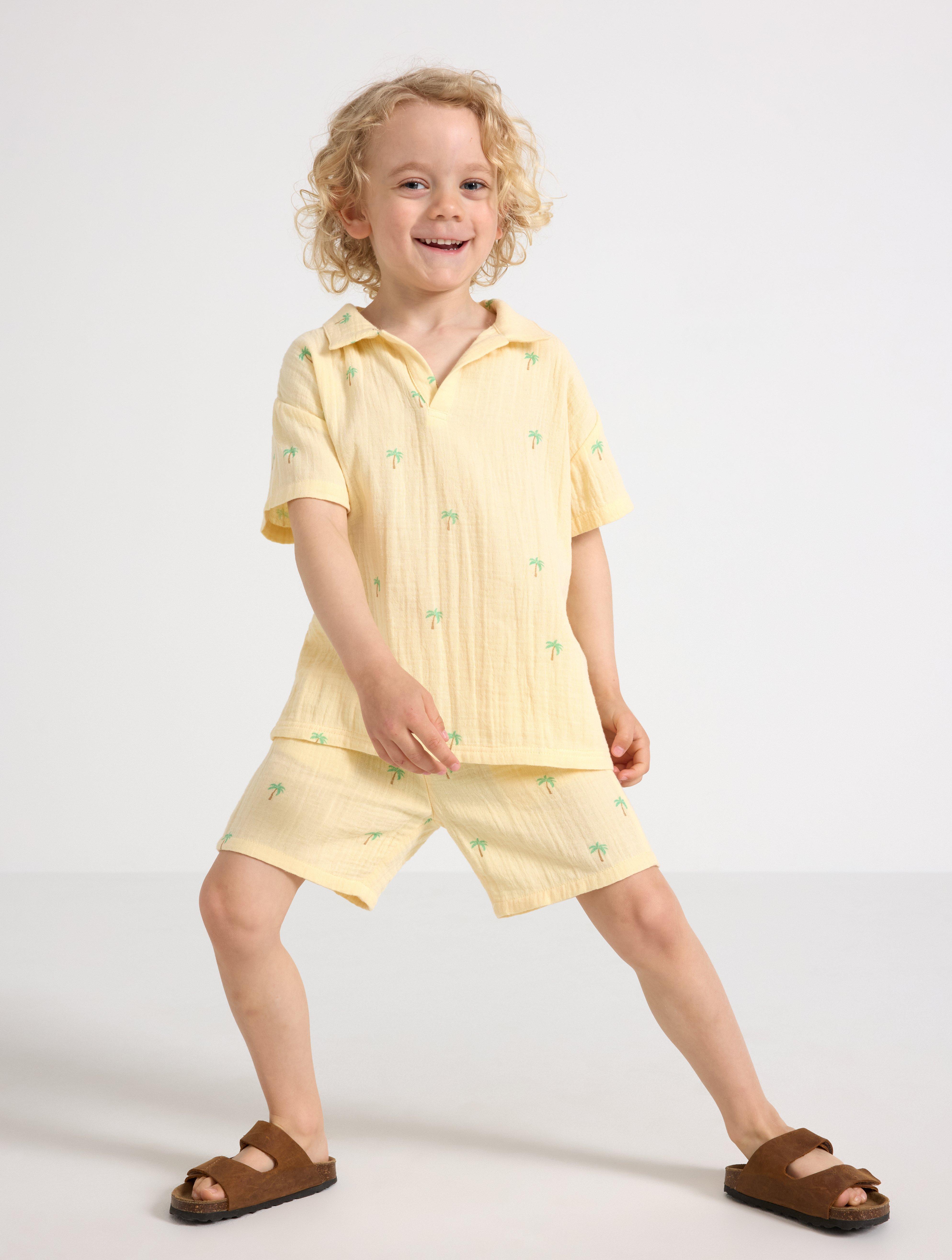 Shorts - Kids Wear - Yellow