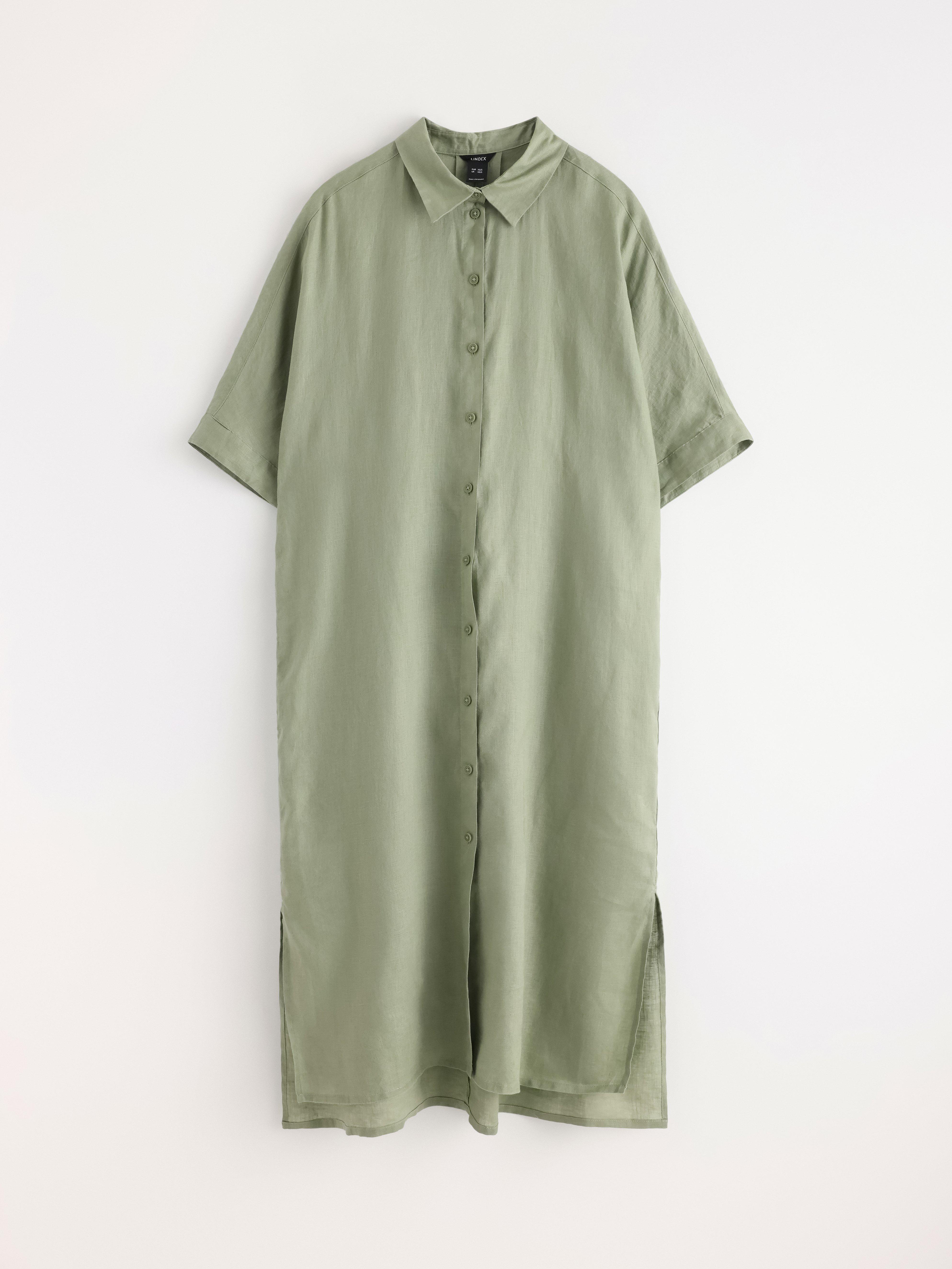 Shirt dress - Womens Wear - Green