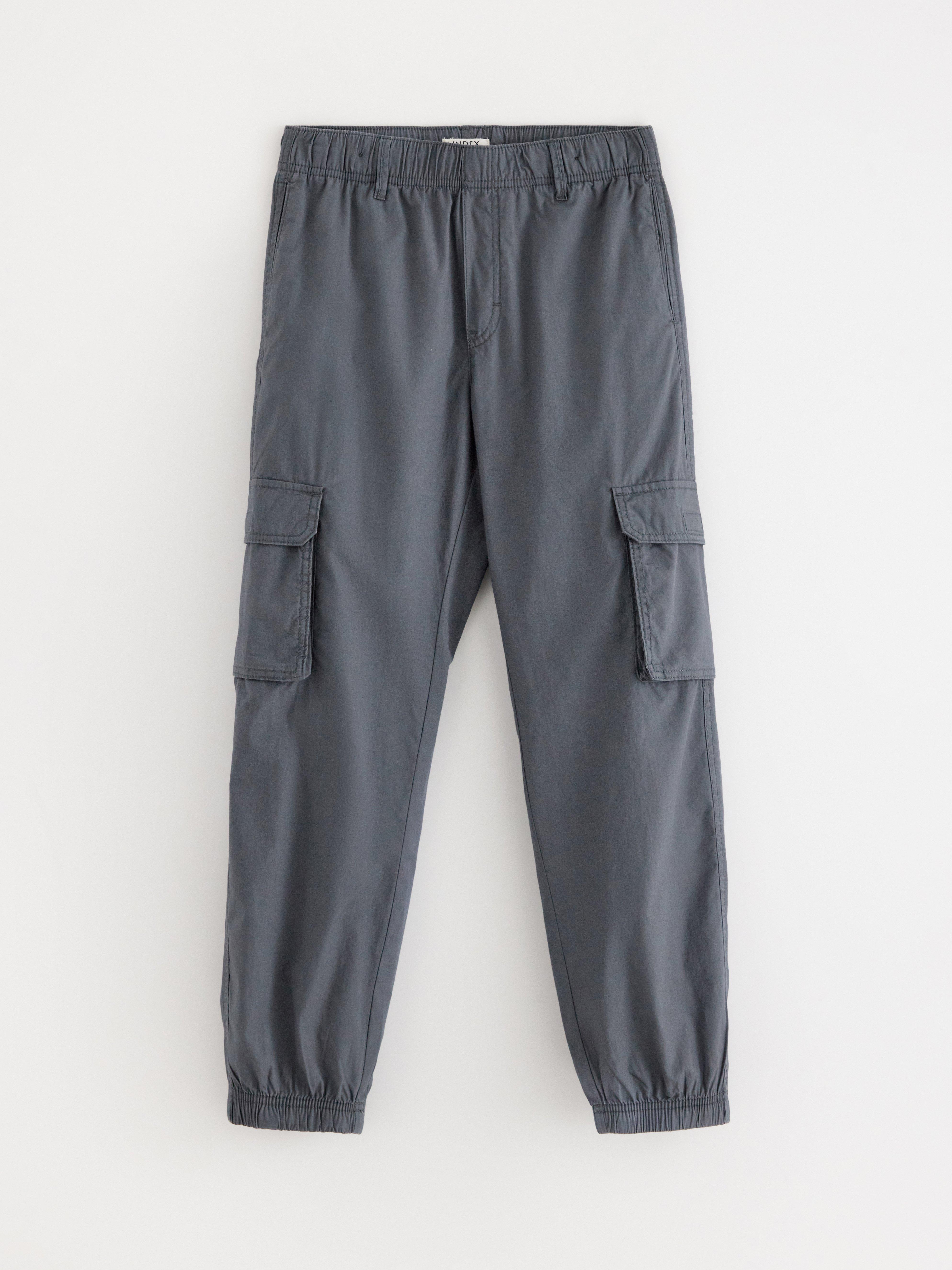 Cargo Trousers - Kids Wear - Grey