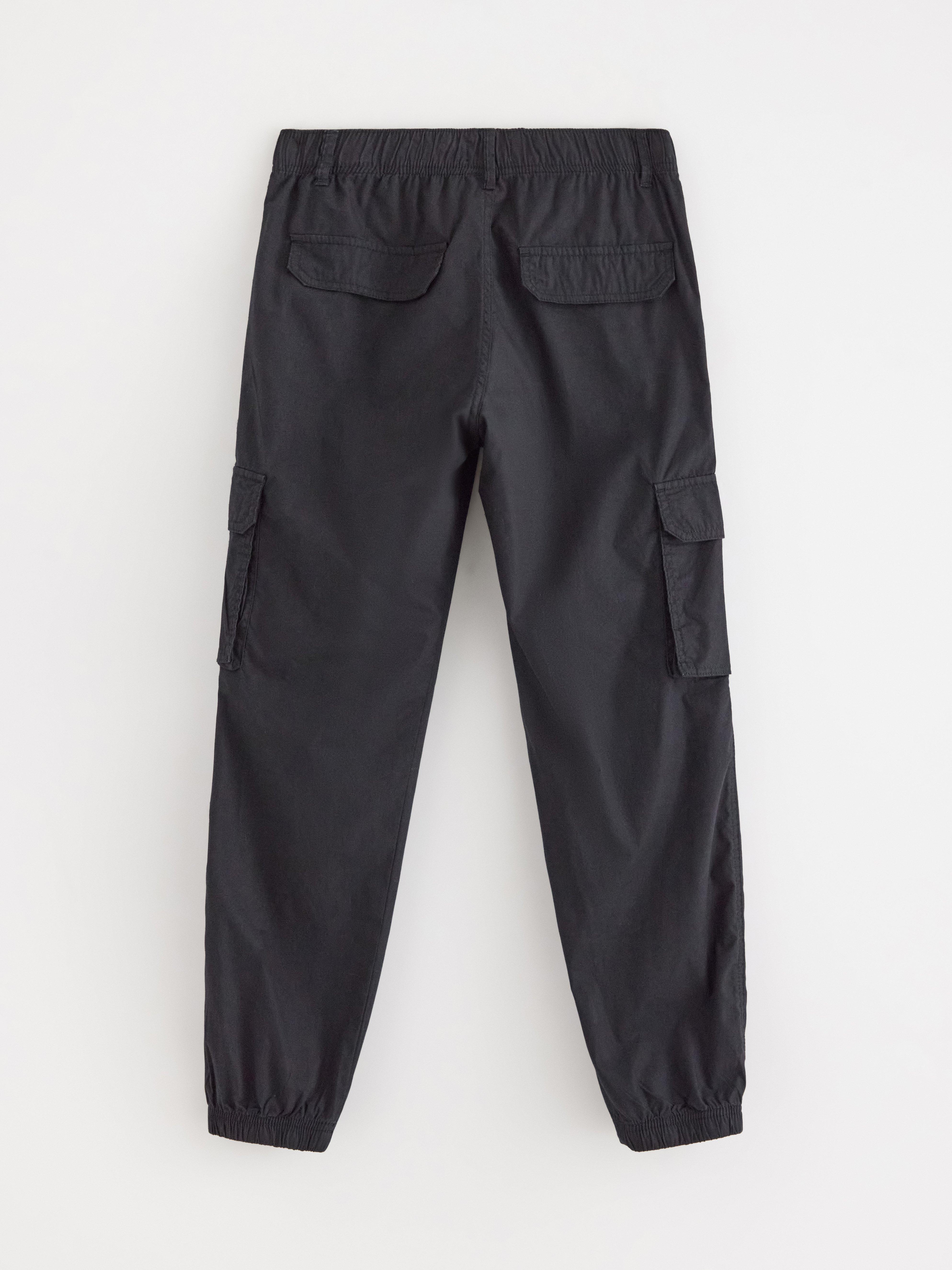 Cargo Trousers - Kids Wear - Black