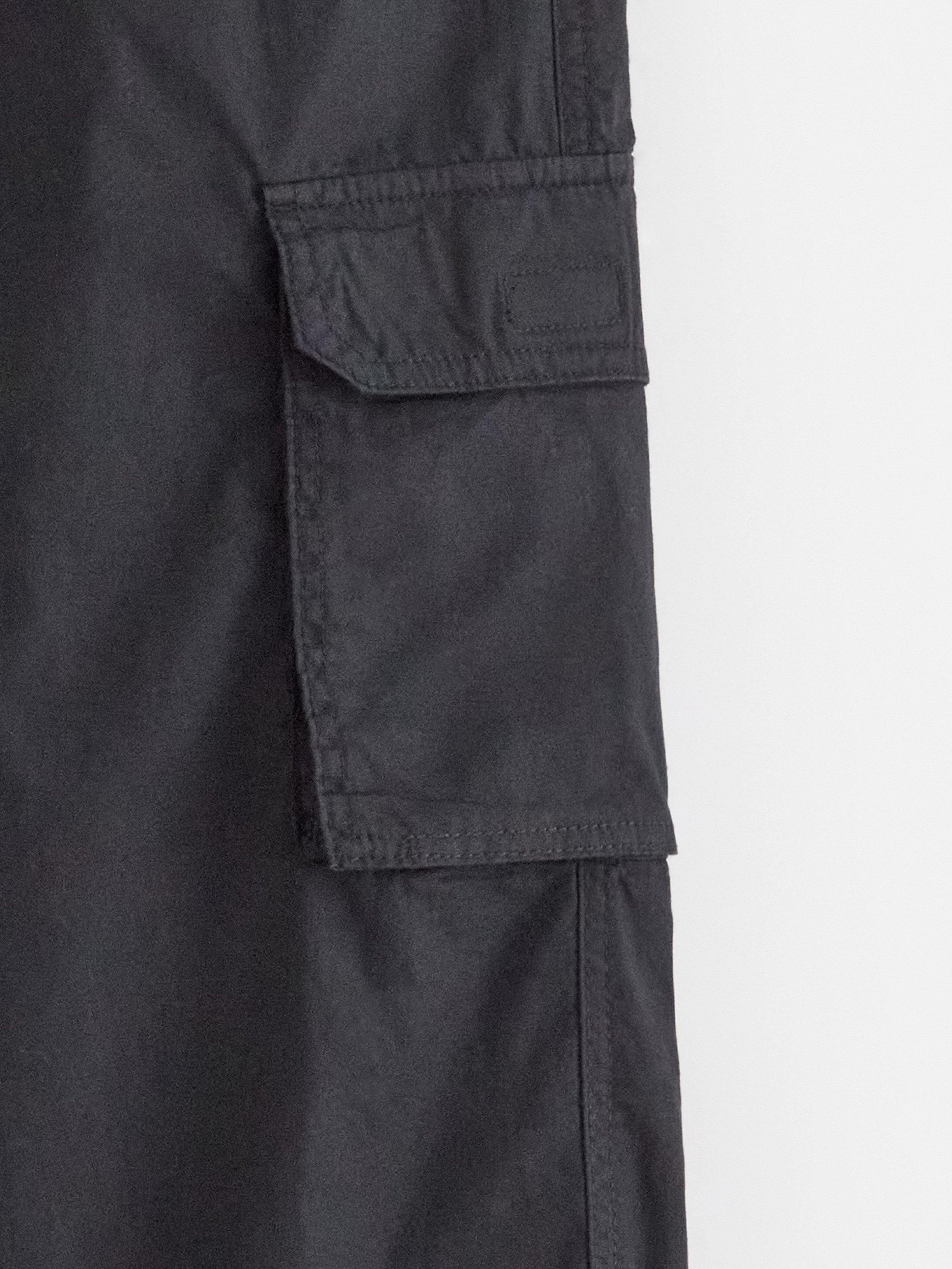 Cargo Trousers - Kids Wear - Black