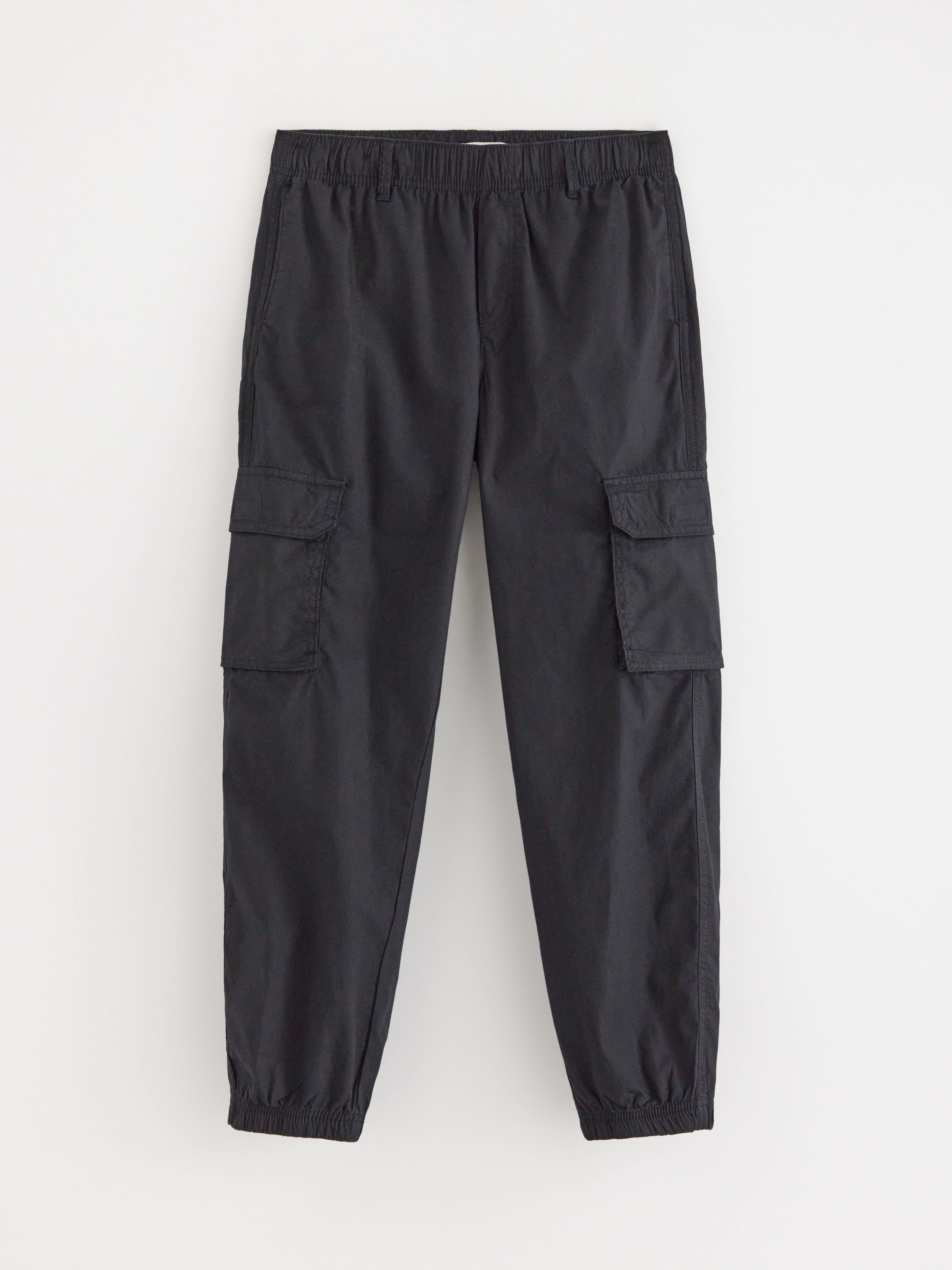 Cargo Trousers - Kids Wear - Black