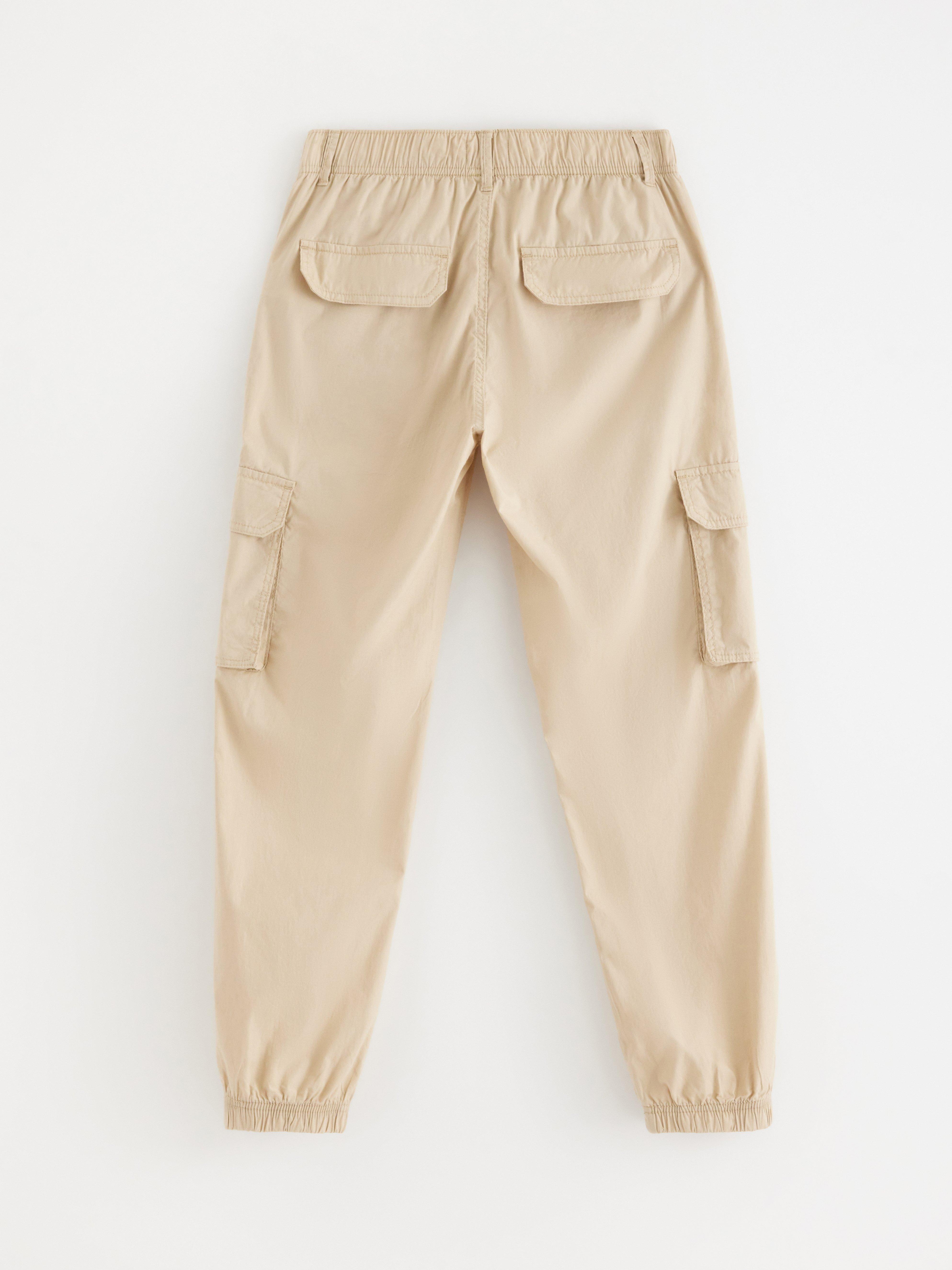 Cargo Trousers - Kids Wear - Beige
