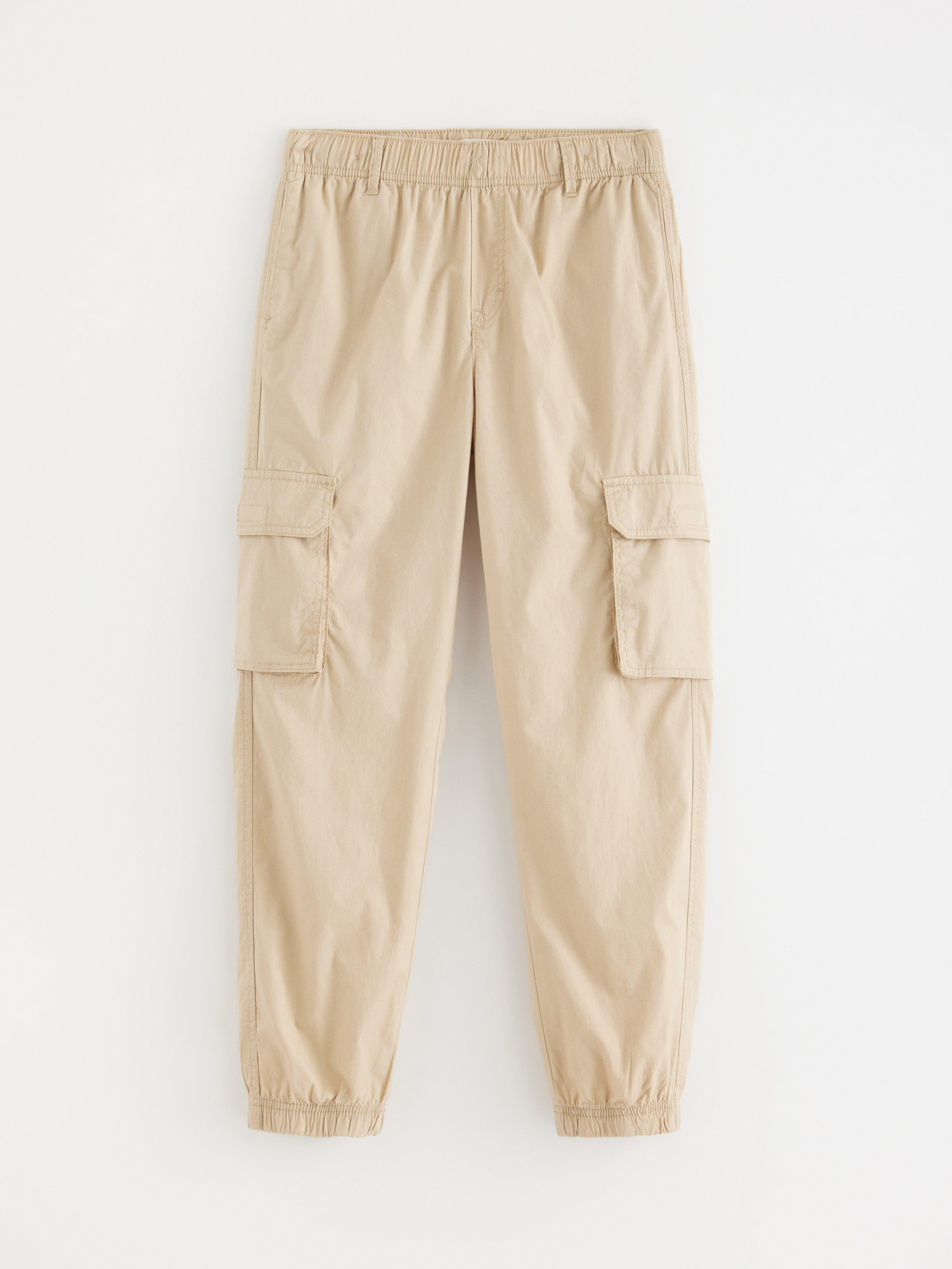 Cargo Trousers - Kids Wear - Beige