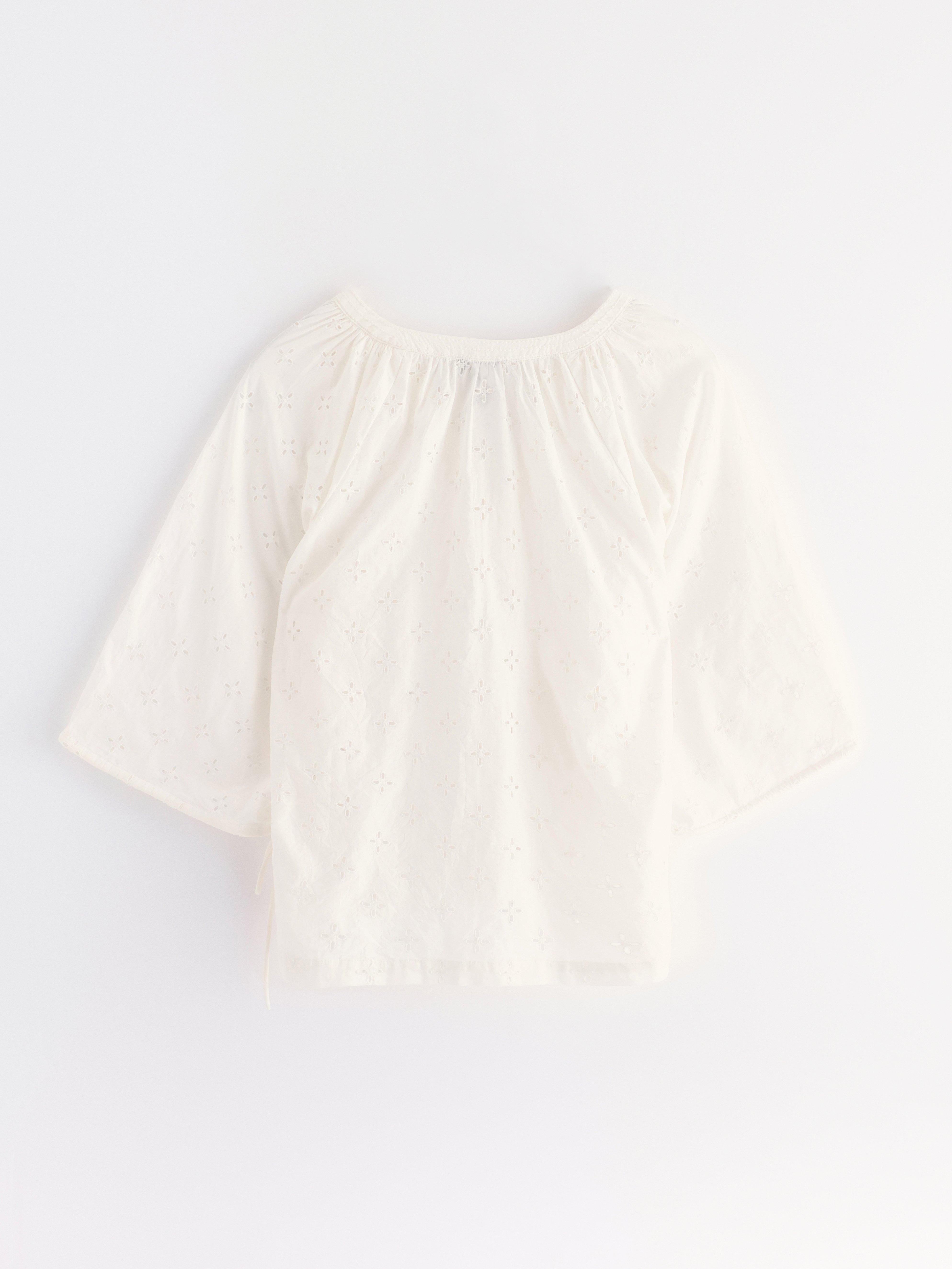 Bluse - Dame - Hvid