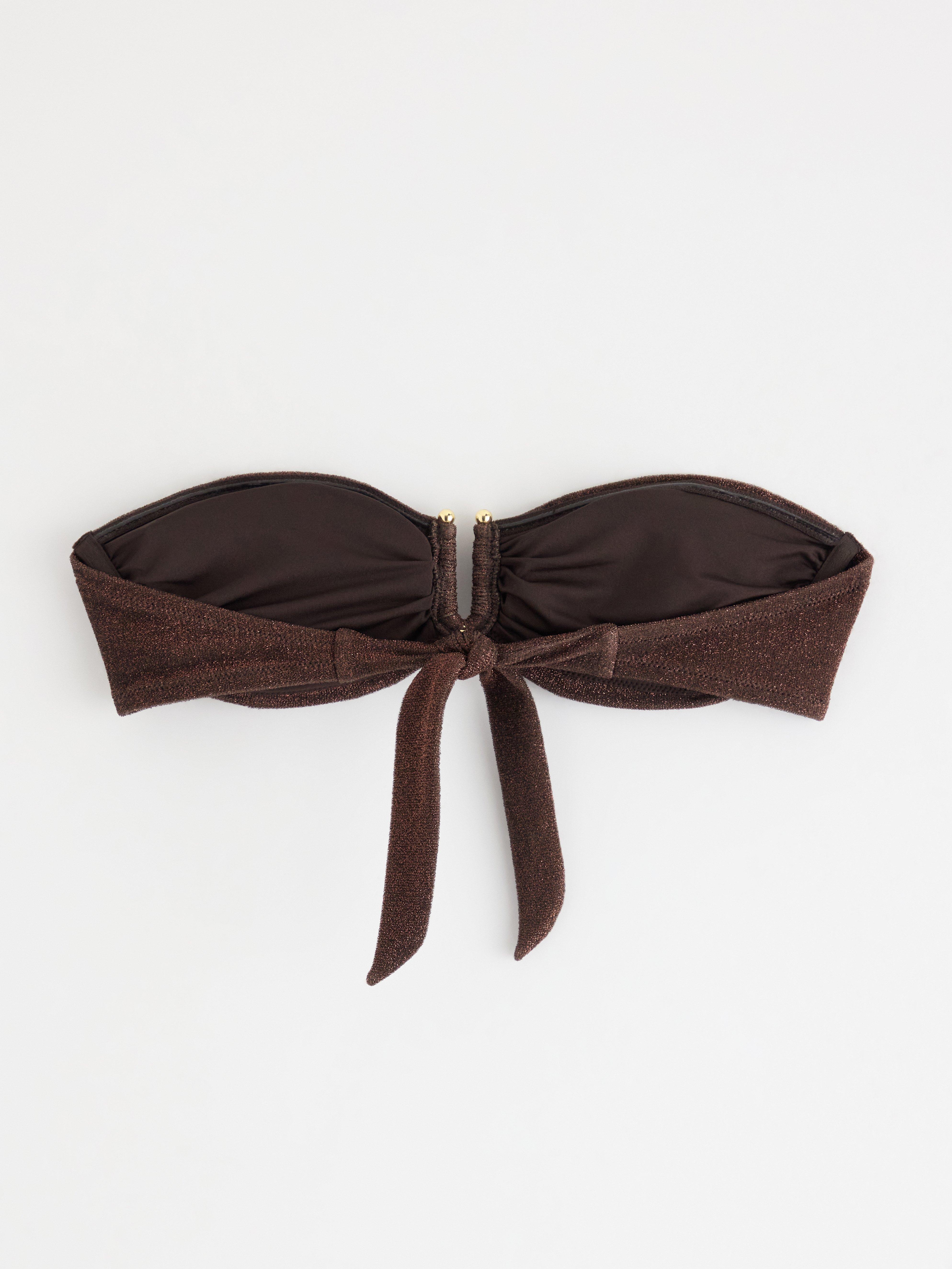 Bandeau Bra - Lingerie - Brown